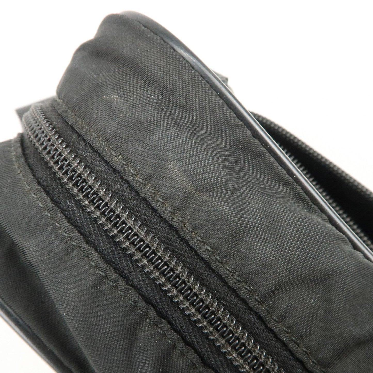 Prada Logo Nylon Leather Shoulder Bag Crossbody Bag Black BT0421【Pre-order】