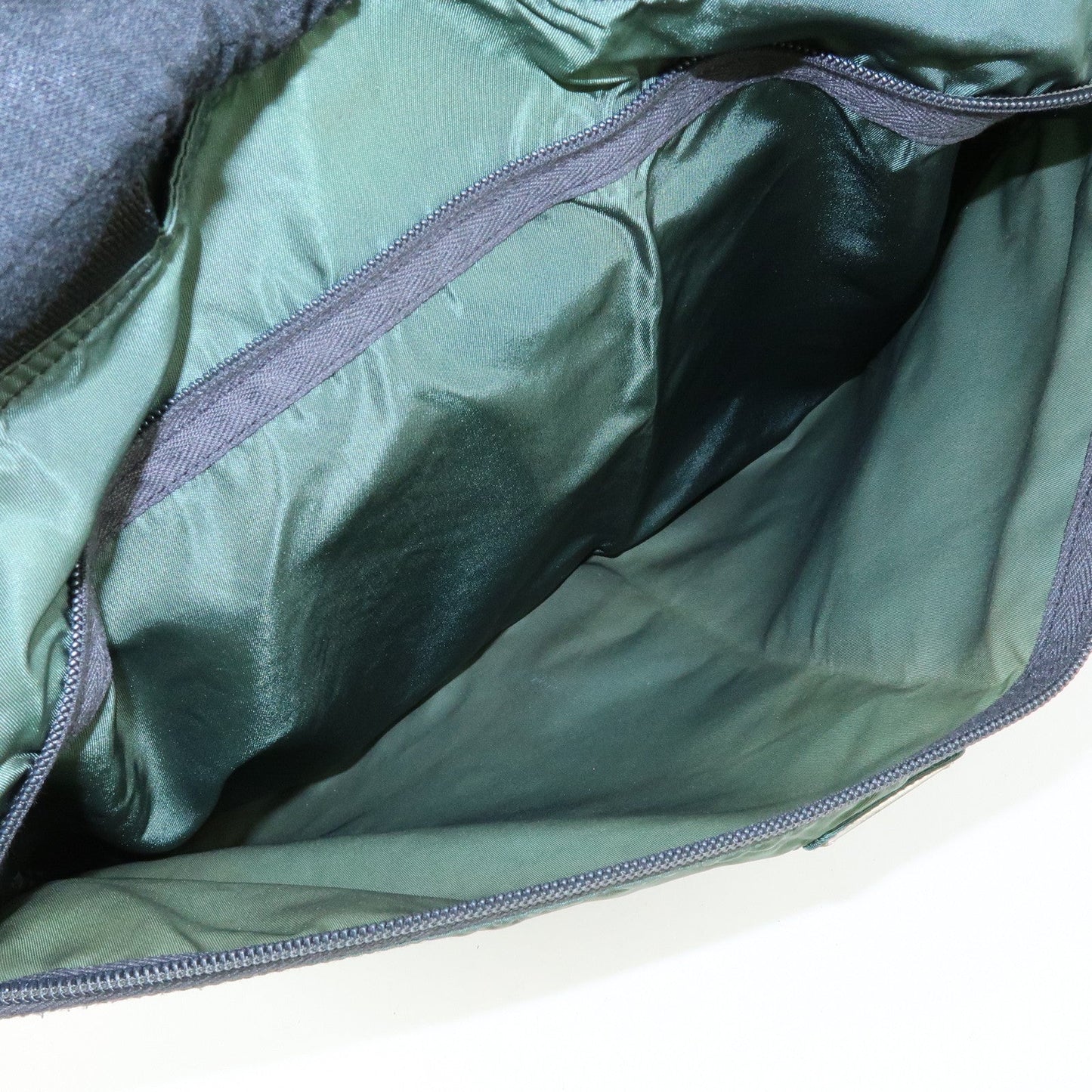 Prada Triangle Logo Nylon Leather Tote Bag Hand Bag Moss Green【Pre-order】
