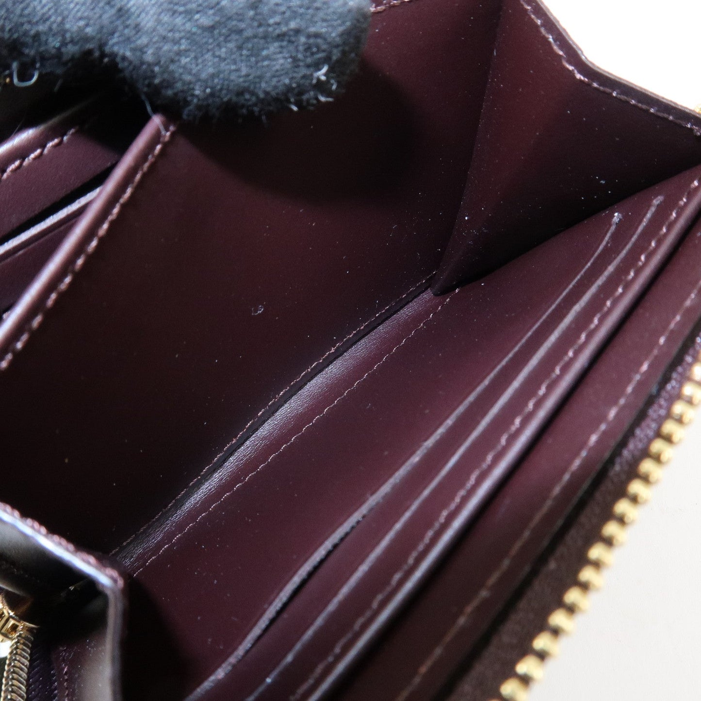 Louis Vuitton Monogram Vernis Zippy Coin Purse Amarante M93607【Pre-order】