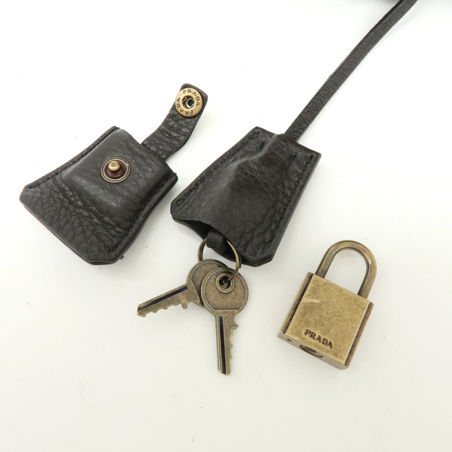 Prada Triangle Logo Nylon Leather 2Way Hand Shoulder Bag Black【Pre-order】