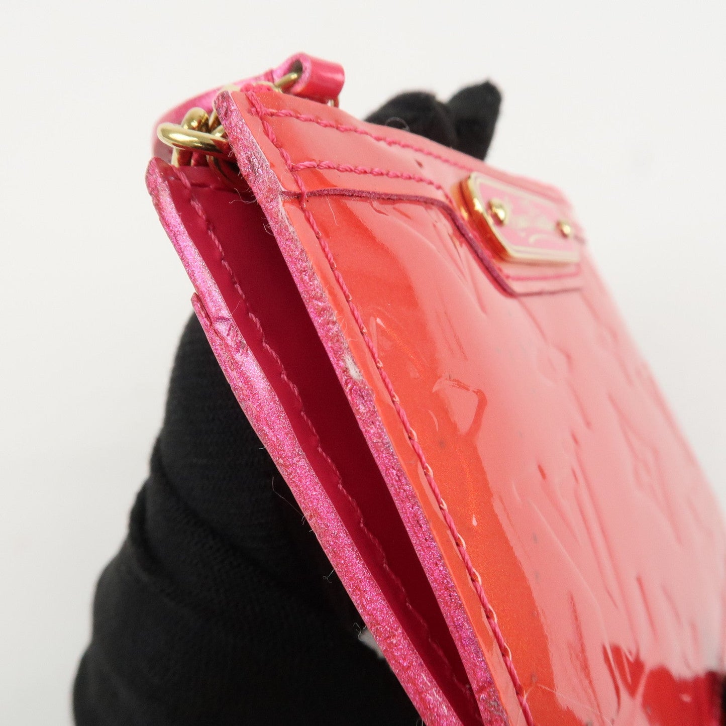 Louis Vuitton Vernis Pochette Cles Coin Case NM Rose Pop M93637【Pre-order】