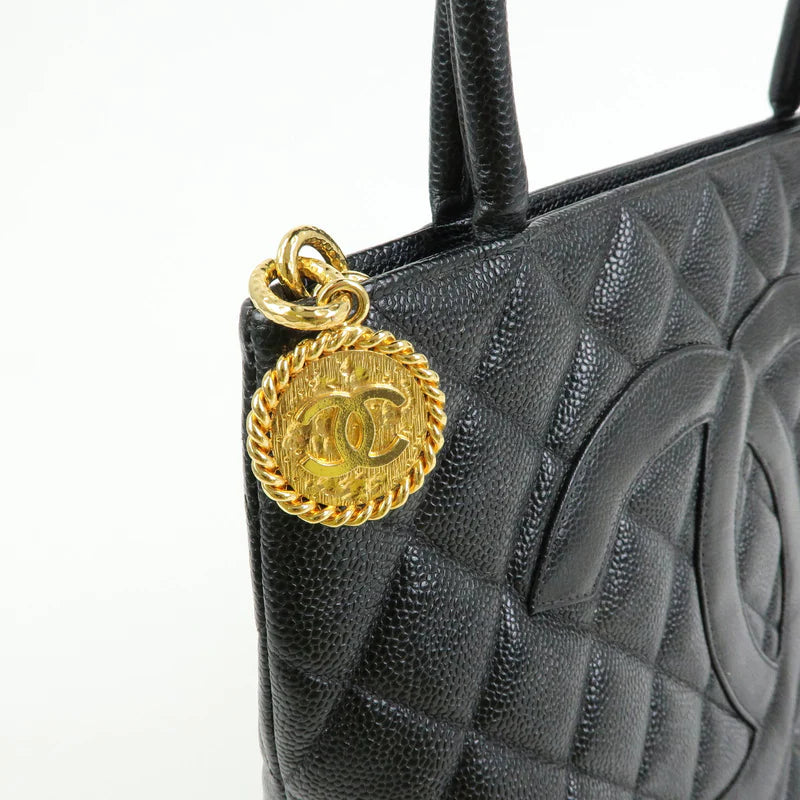 Chanel Matelasse COCO Mark Medallion Caviarskin Tote Bag【Pre-order】