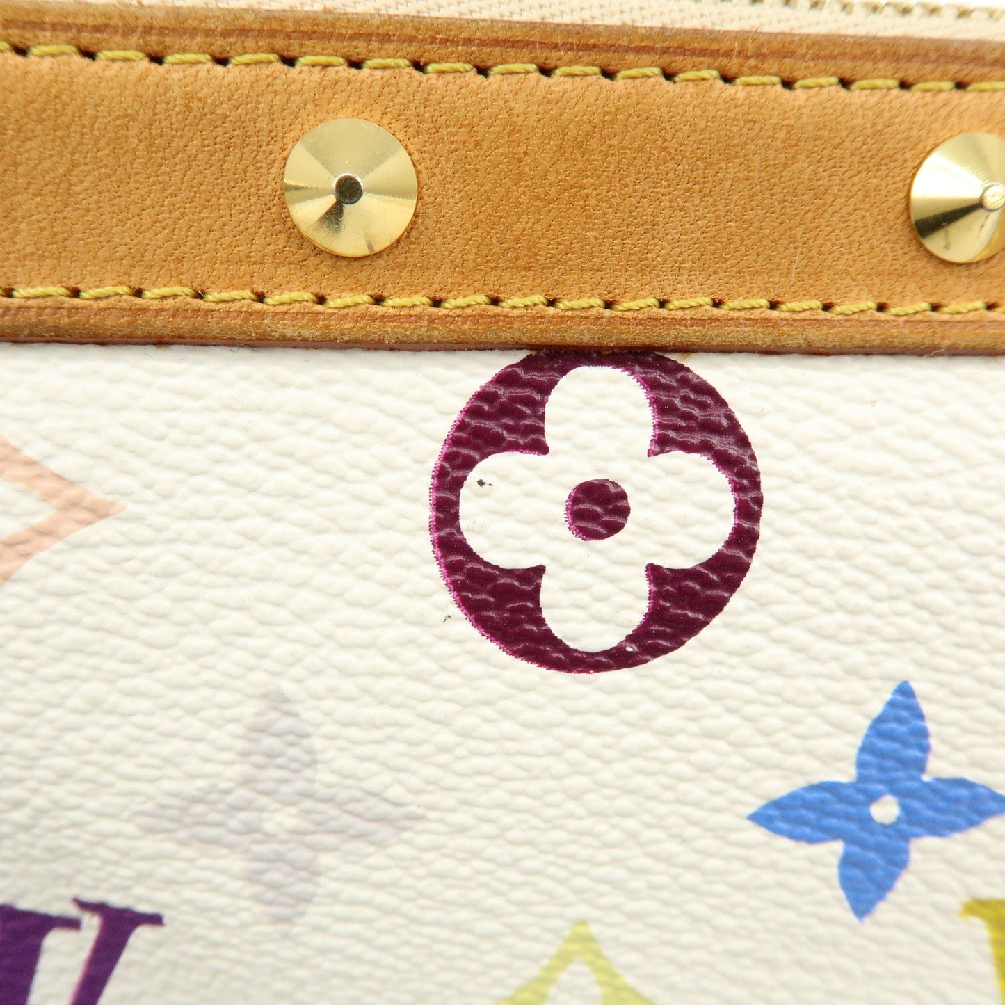 Louis Vuitton Monogram Multicolor Pochette Accessoires Blanc M92649【Pre-order】