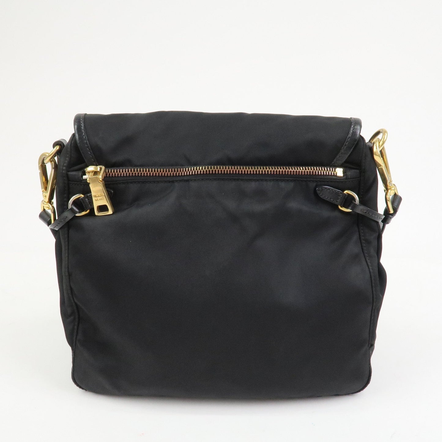 Prada Logo Nylon Saffiano Leather Shoulder Bag Crossbody Bag Black【Pre-order】