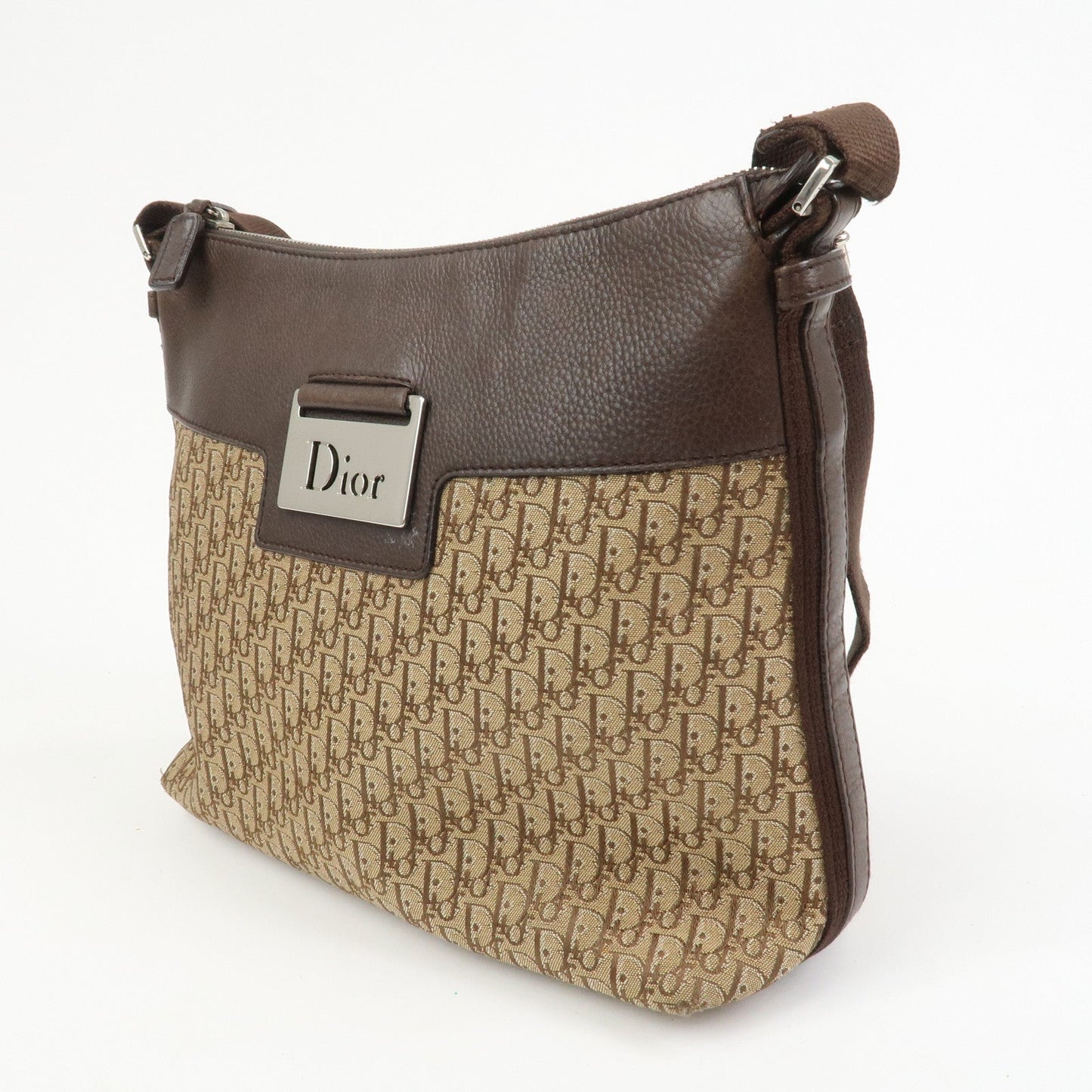 Christian Dior Street Chic Trotter Canvas Leather Shoulder Bag【Pre-order】