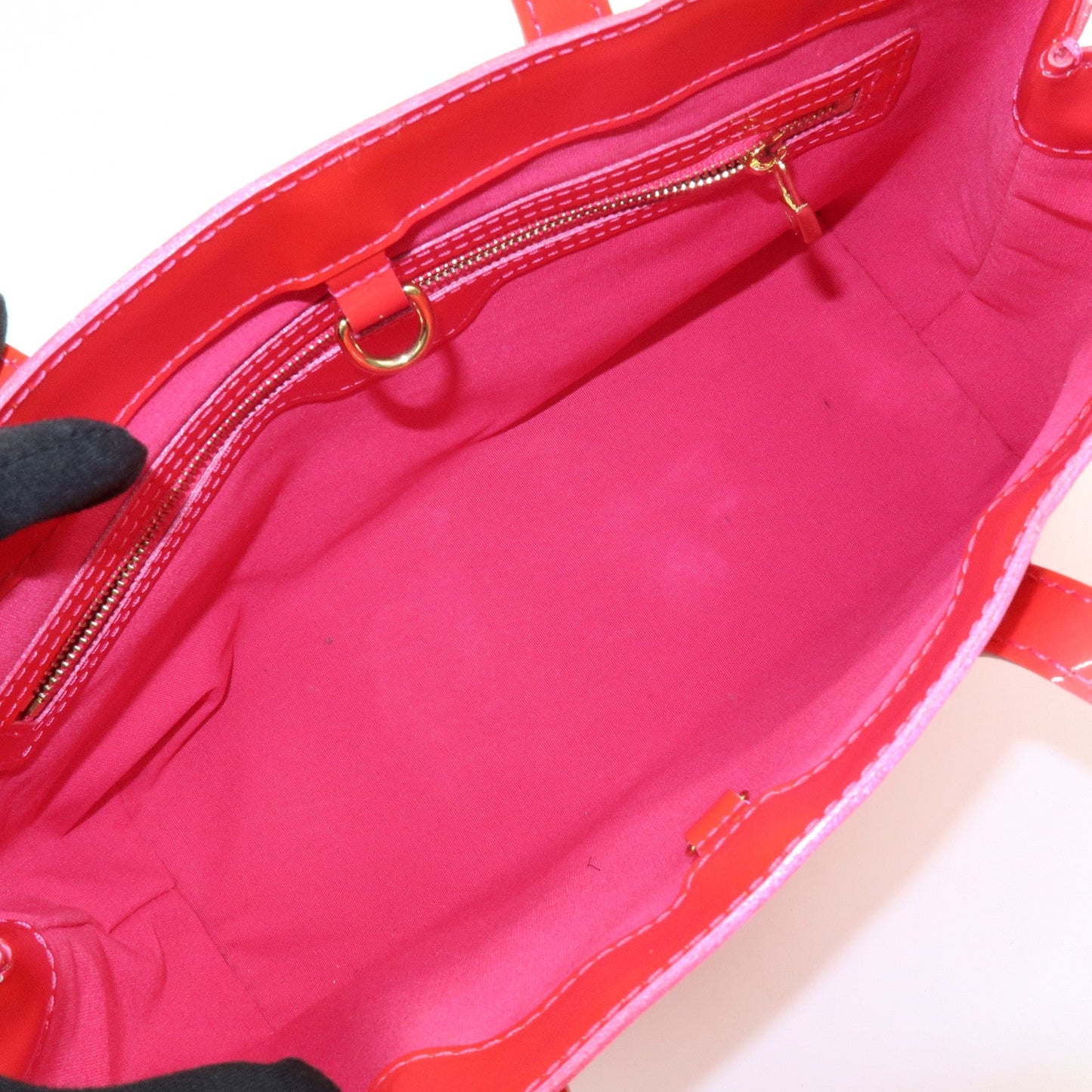 Louis Vuitton Monogram Vernis Wilshire PM Hand Bag Rose Pop M93643【Pre-order】