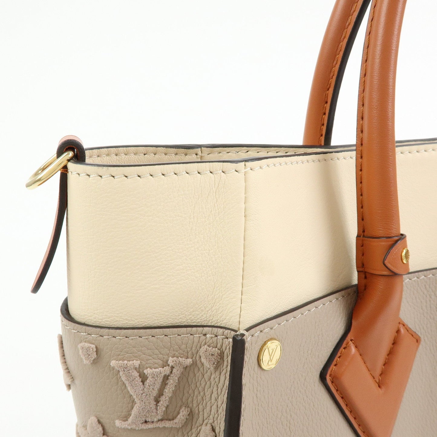 Louis Vuitton Monogram Tuffetage On My Side MM 2Way Bag M53825【Pre-order】
