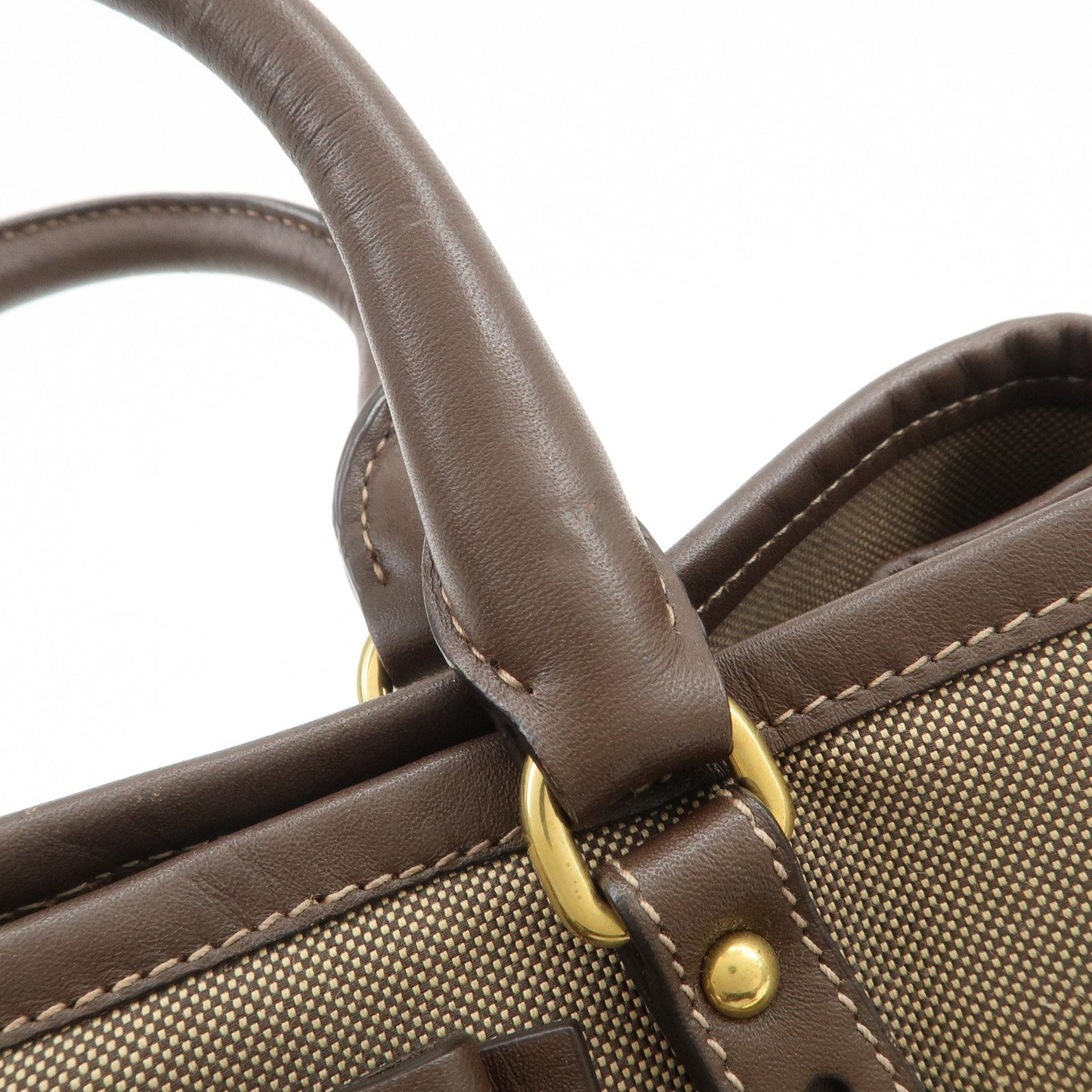 Prada Jaguard Canvas Leather 2Way Tote Bag Shoulder Bag BN1841【Pre-order】