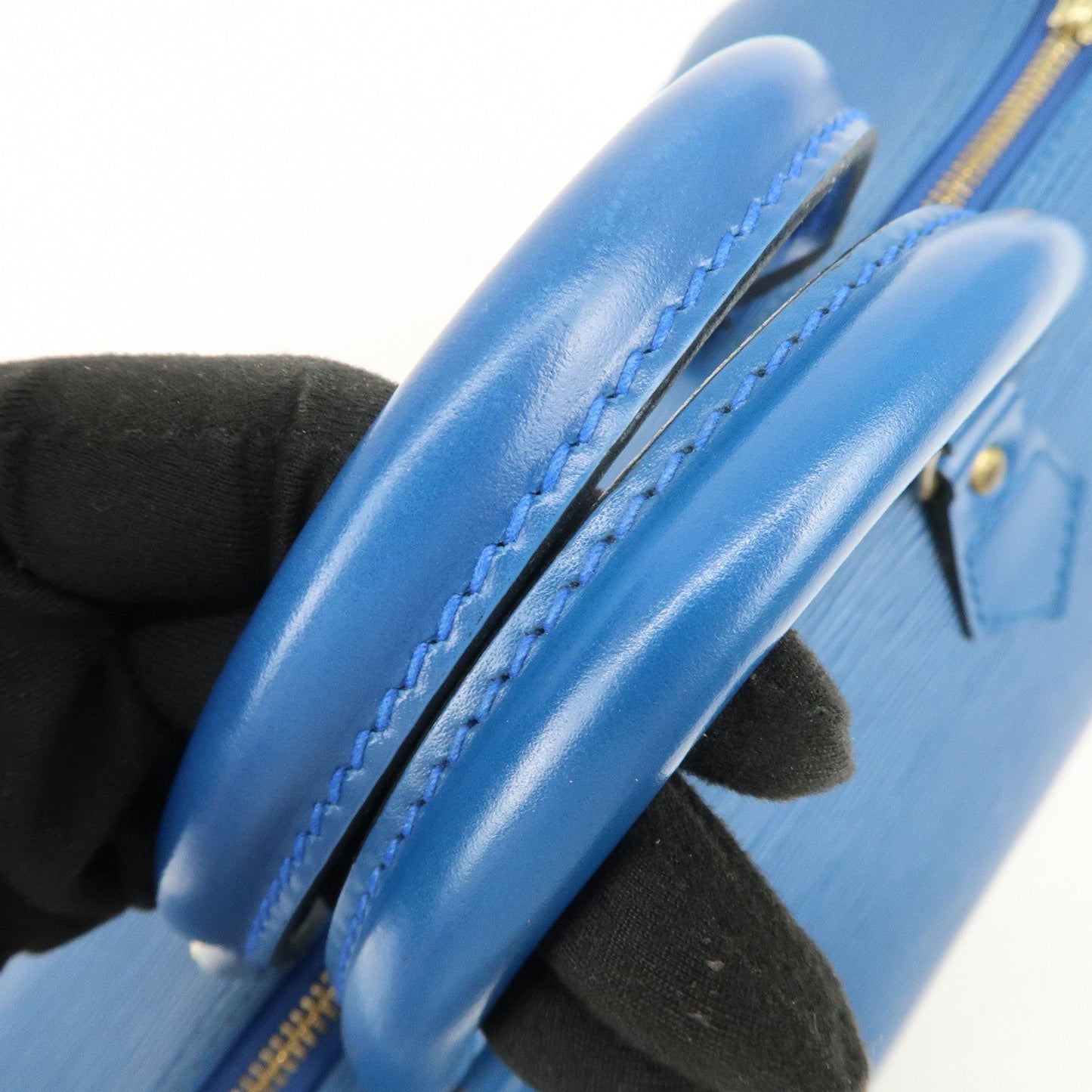 Louis Vuitton Epi Speedy 30 Hand Bag Boston Bag Toledo Blue M43005【Pre-order】