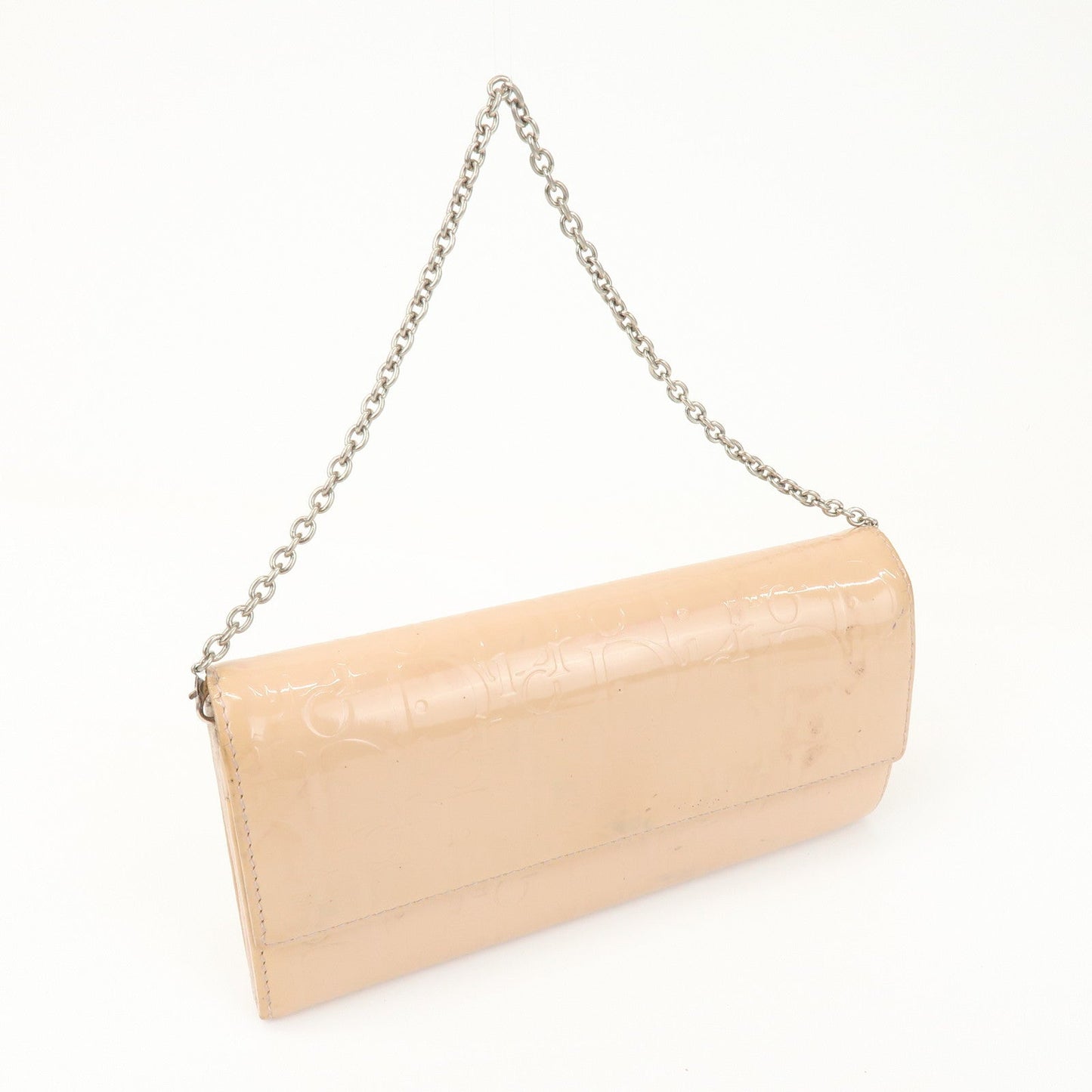 Christian Dior Patent Leather Chain Wallet Long Wallet【Pre-order】
