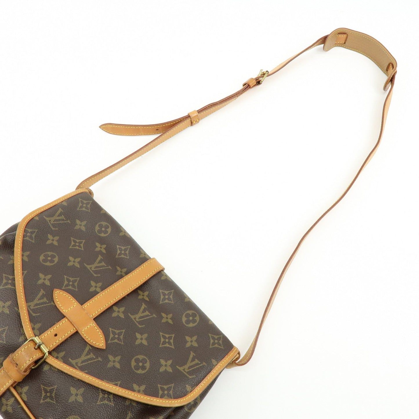 Louis Vuitton Monogram Saumur 30 Canvas Shoulder Bag Brown M42256【Pre-order】