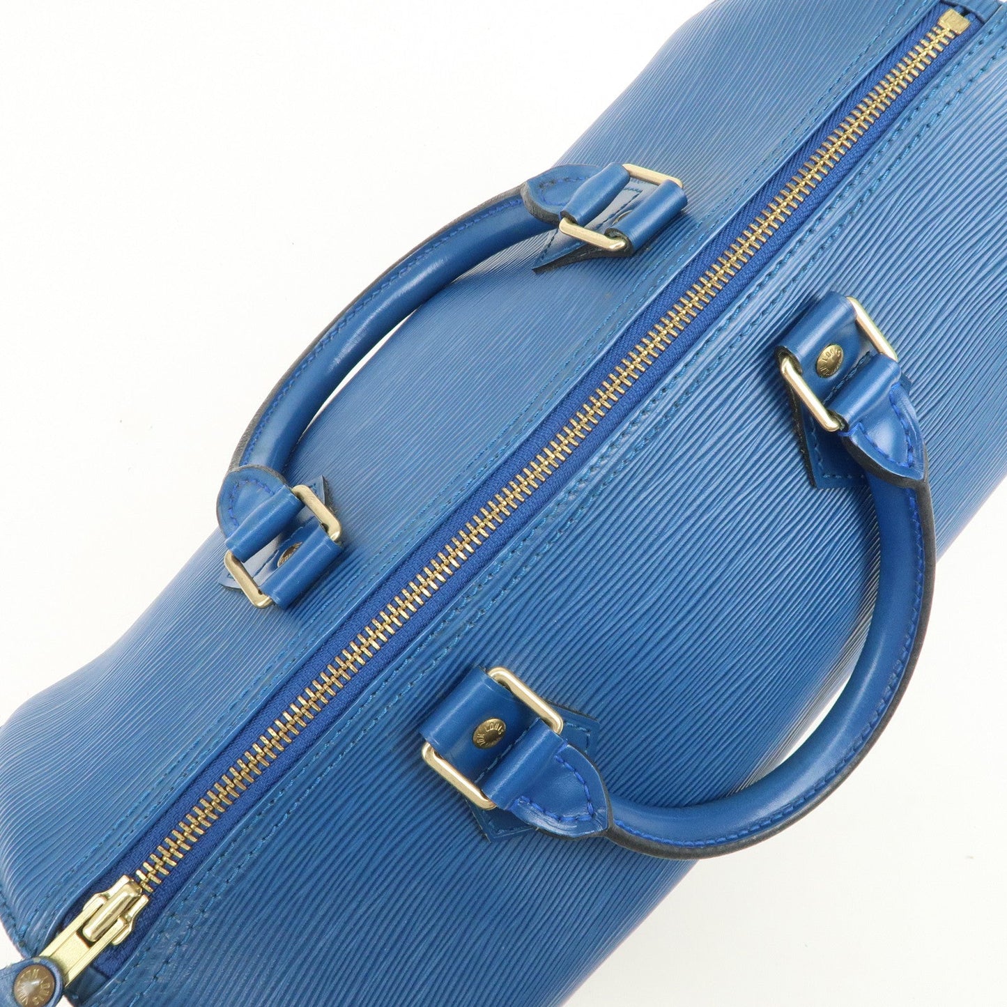 Louis Vuitton Epi Speedy 30 Hand Bag Boston Bag Toledo Blue M43005【Pre-order】