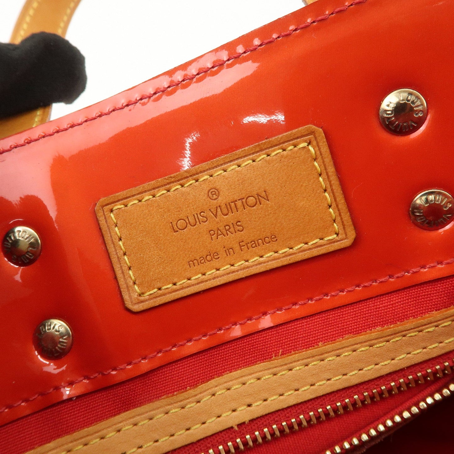 Louis Vuitton Monogram Vernis Lead PM Hand Bag Rouge M91088【Pre-order】