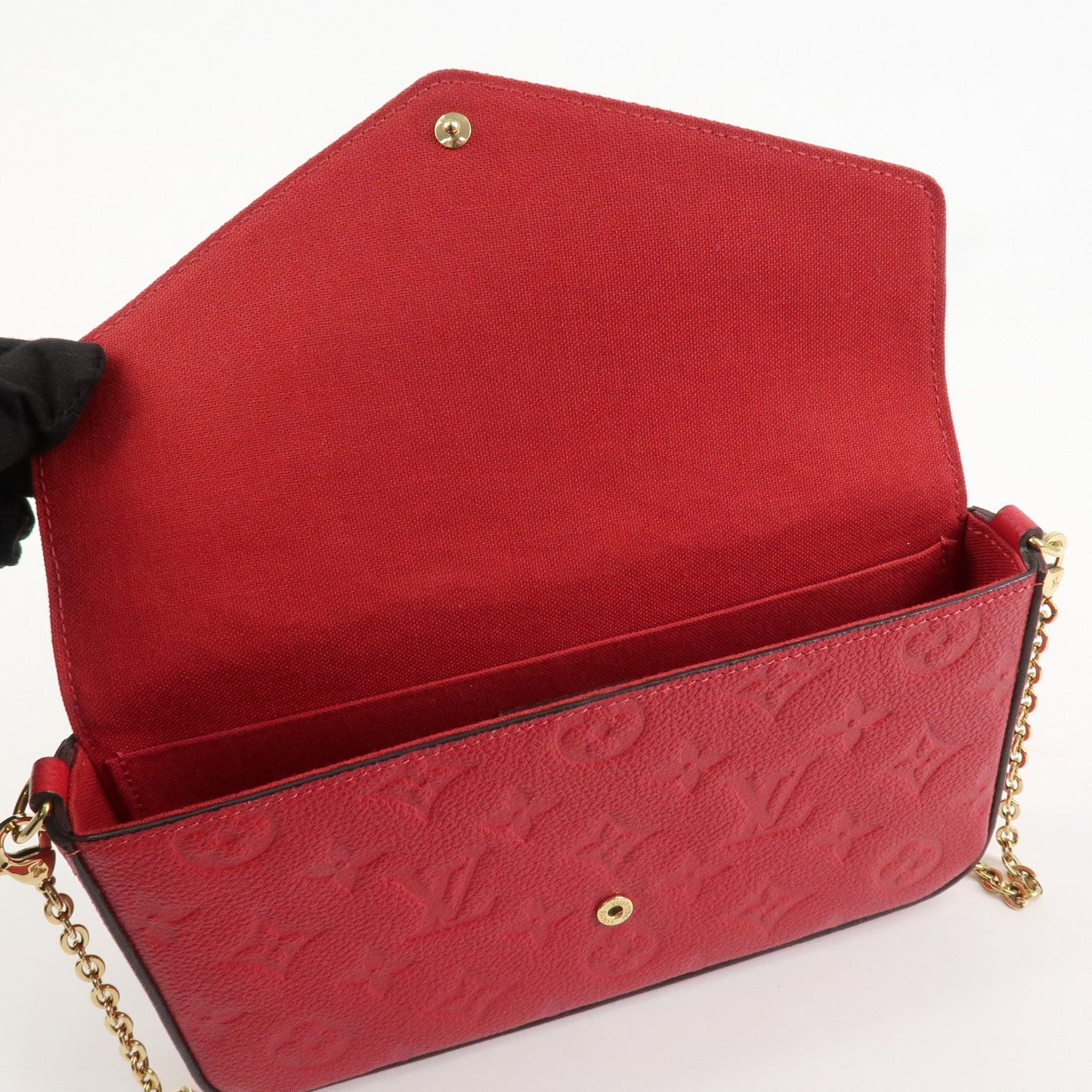 Louis Vuitton Monogram Empreinte Felicie Chain Shoulder Bag M63700 Used【Pre-order】