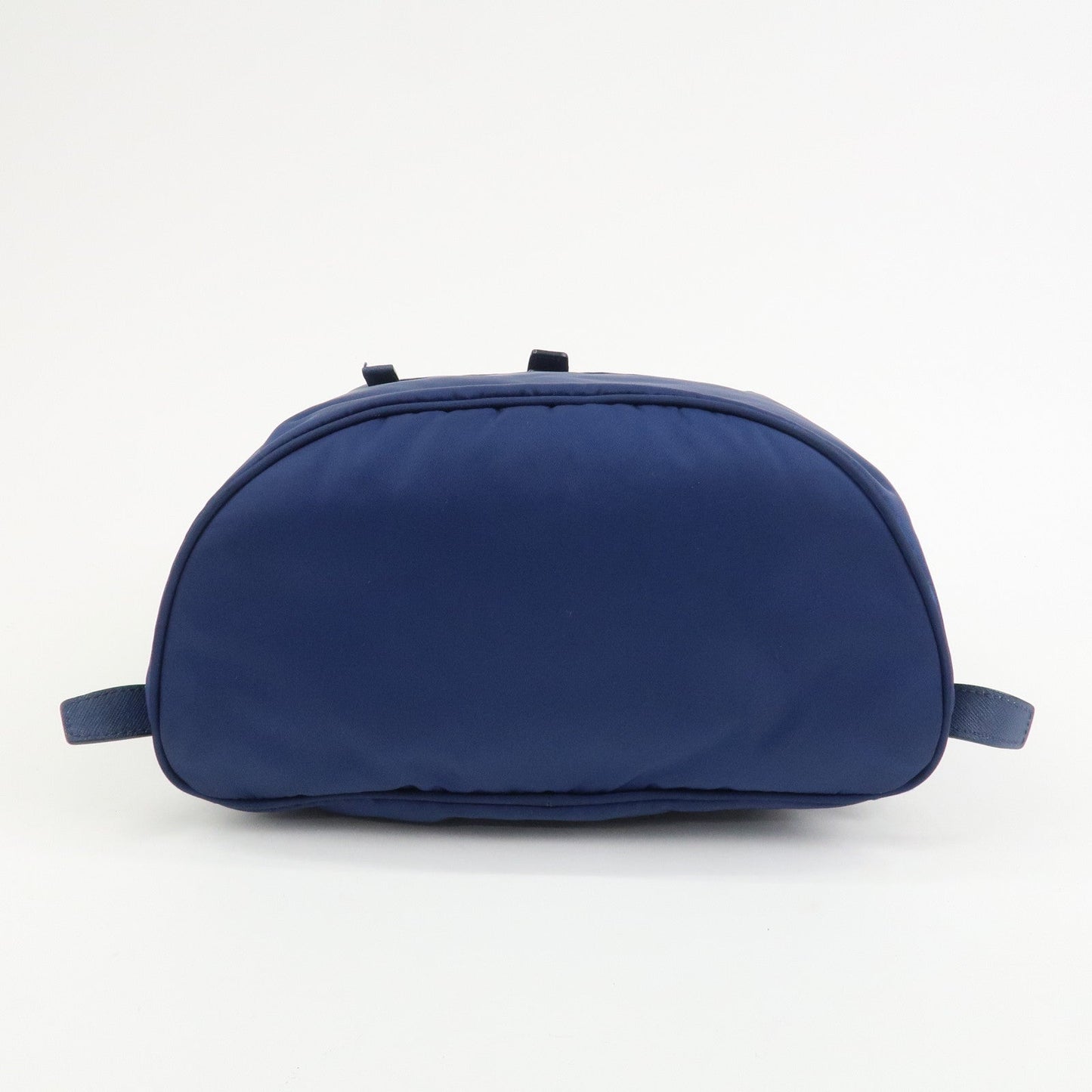Prada Triangle Logo Nylon Saffiano Leather Backpack Navy BZ0032【Pre-order】