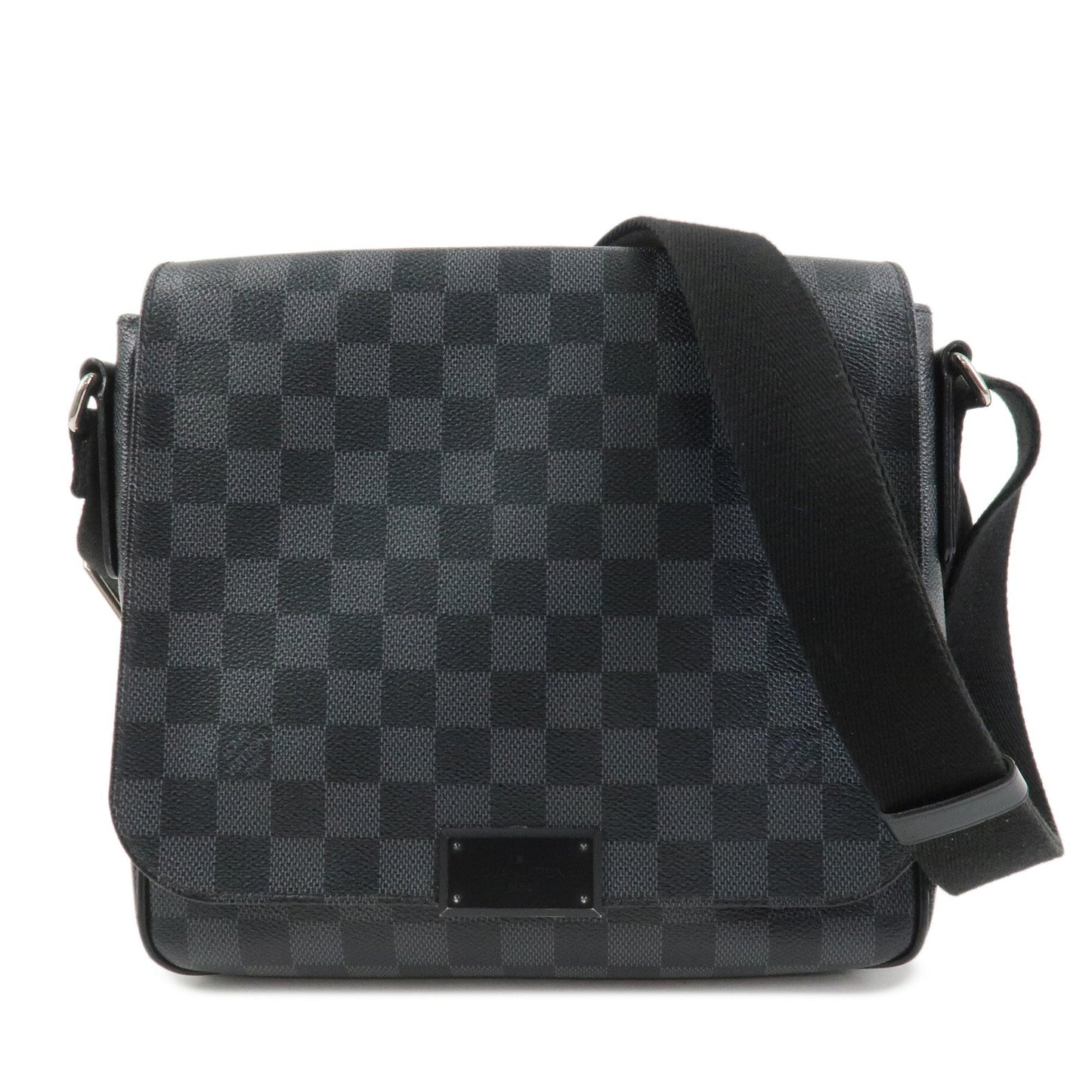 Louis Vuitton Damier Graphite District PM Shoulder Bag Noir N41260【Pre-order】