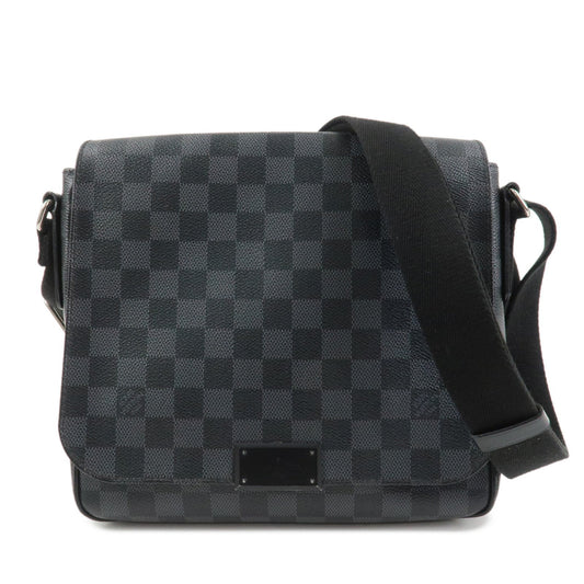 Louis Vuitton Damier Graphite District PM Shoulder Bag Noir N41260【Pre-order】