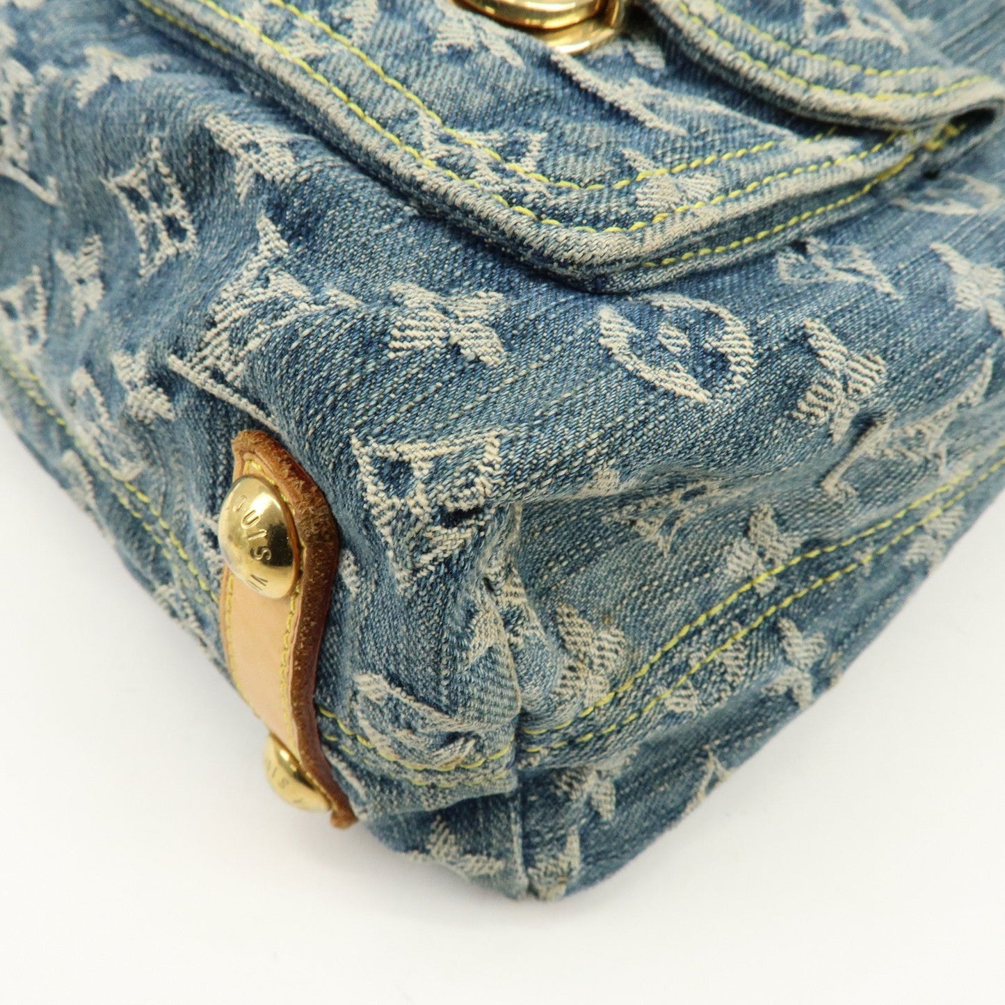 Louis Vuitton Monogram Denim Baggy GM Shoulder Bag Blue M95048【Pre-order】