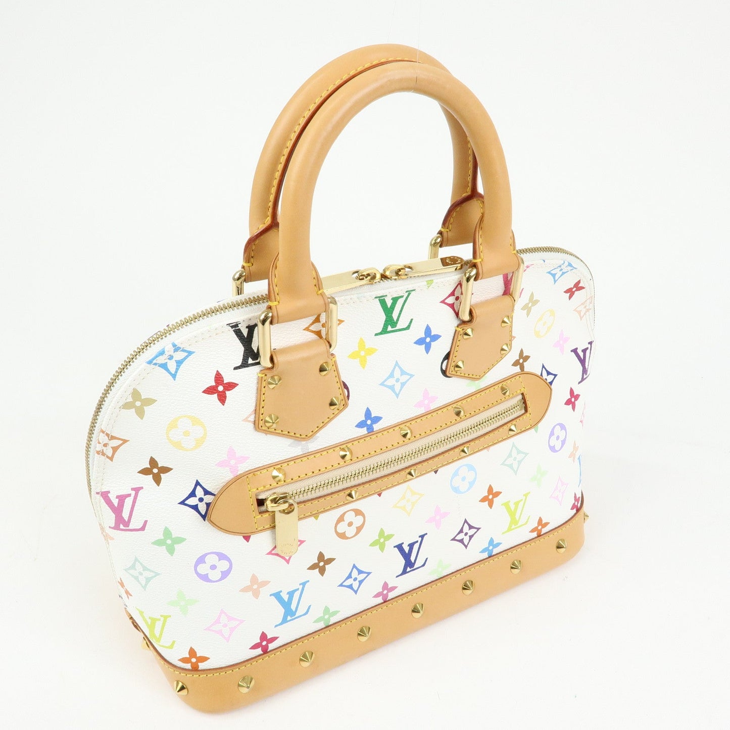 Louis Vuitton Monogram Multicolor Alma PM Hand Bag Blanc M92647【Pre-order】