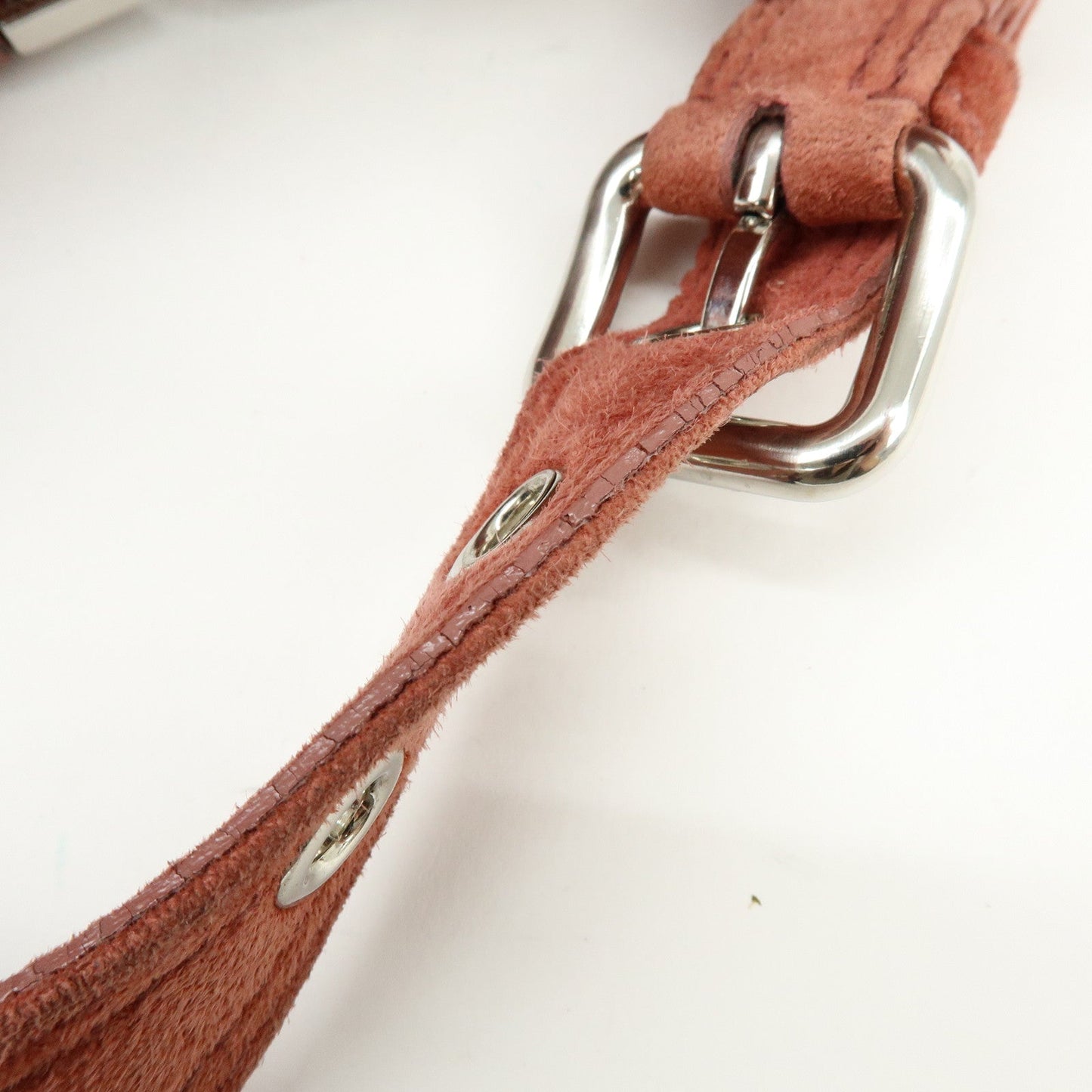 Prada Suede Boston Bag Hand Bag Pink BR2630【Pre-order】