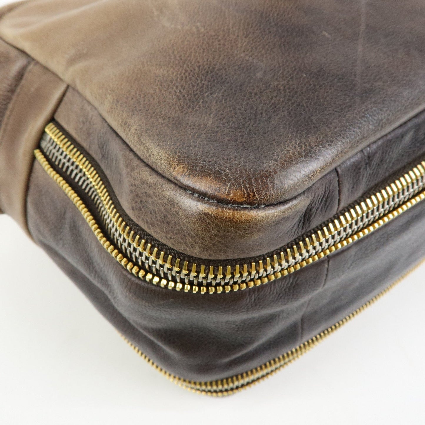 Prada Logo Leather 2Way Bag Hand Bag Shoulder Bag Brown BL0472【Pre-order】