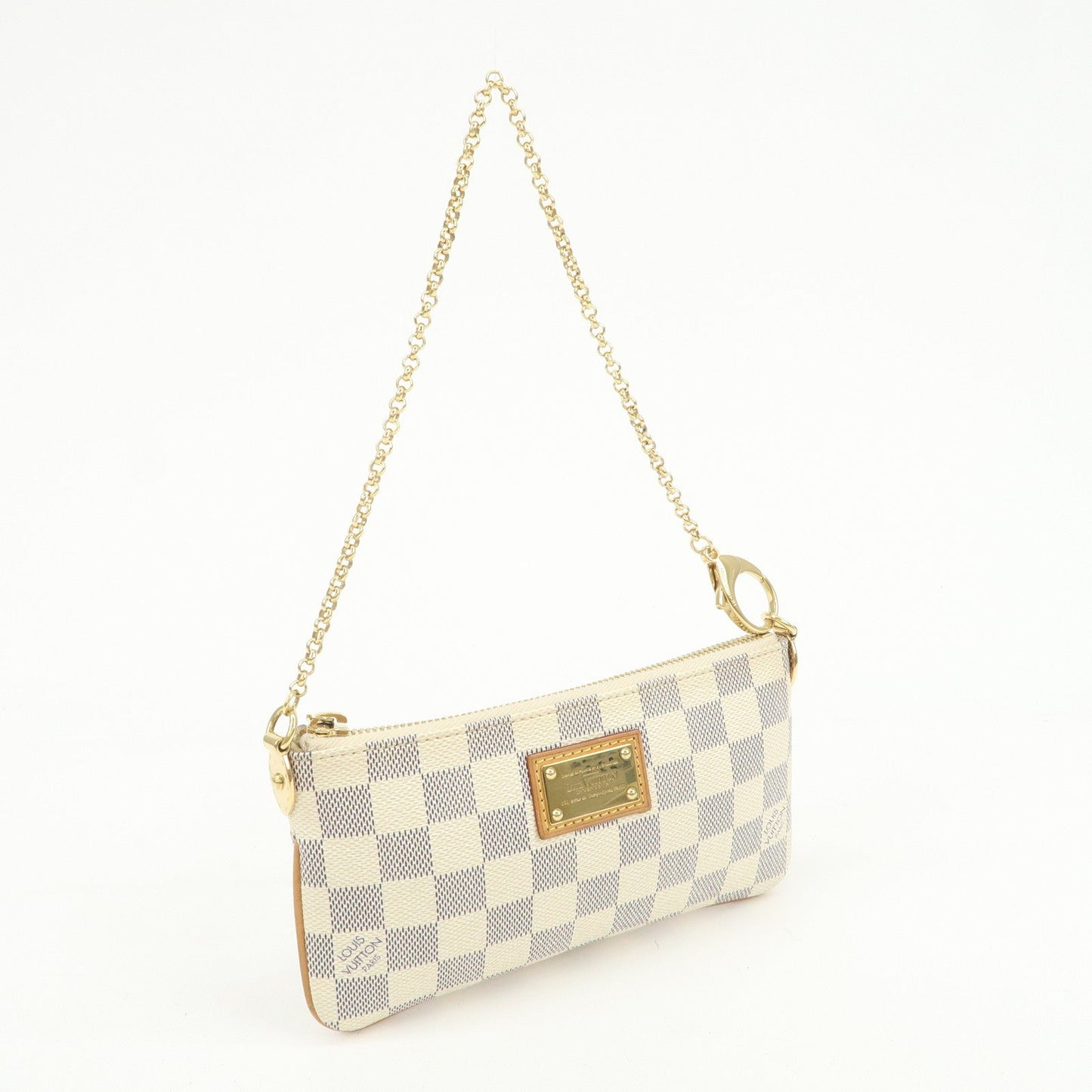 Louis Vuitton Damier Azur Pochette Milla MM Mini Pouch N60027【Pre-order】