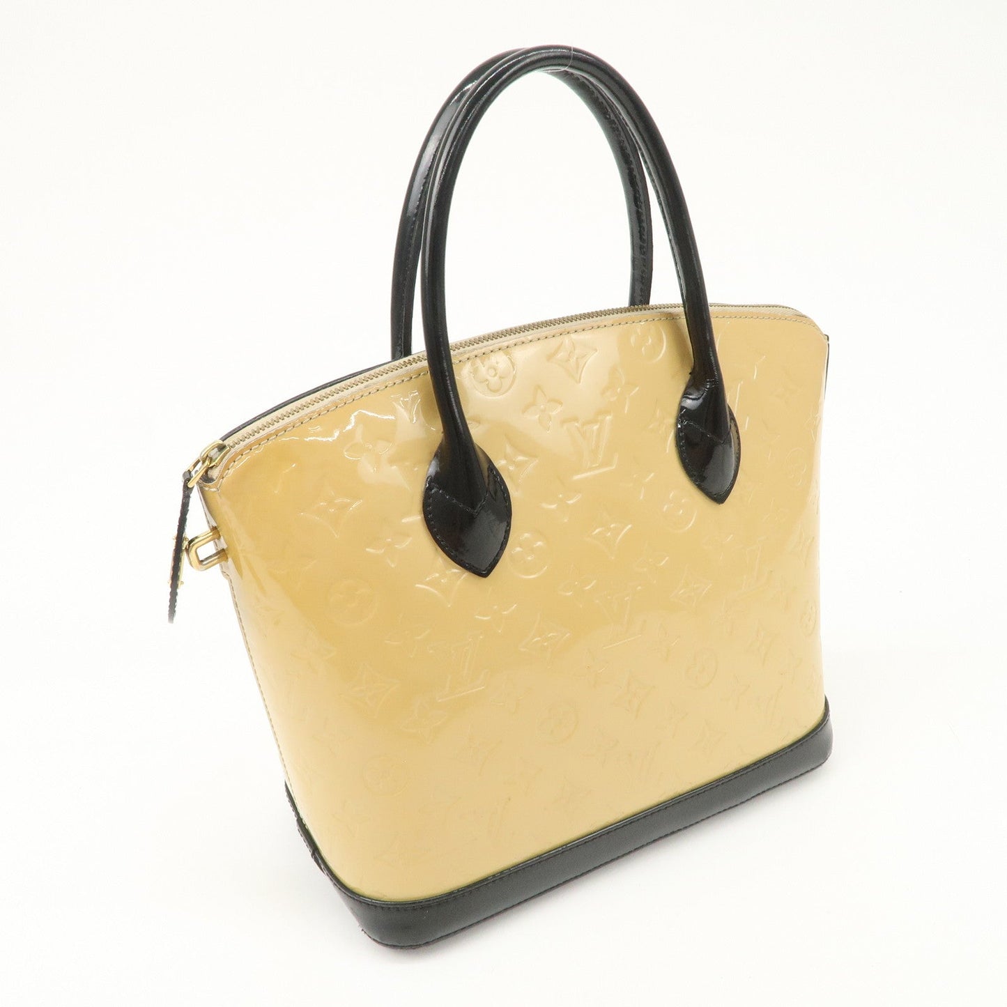 Louis Vuitton Monogram Verni Lockit PM Hand Bag Dune M90251【Pre-order】