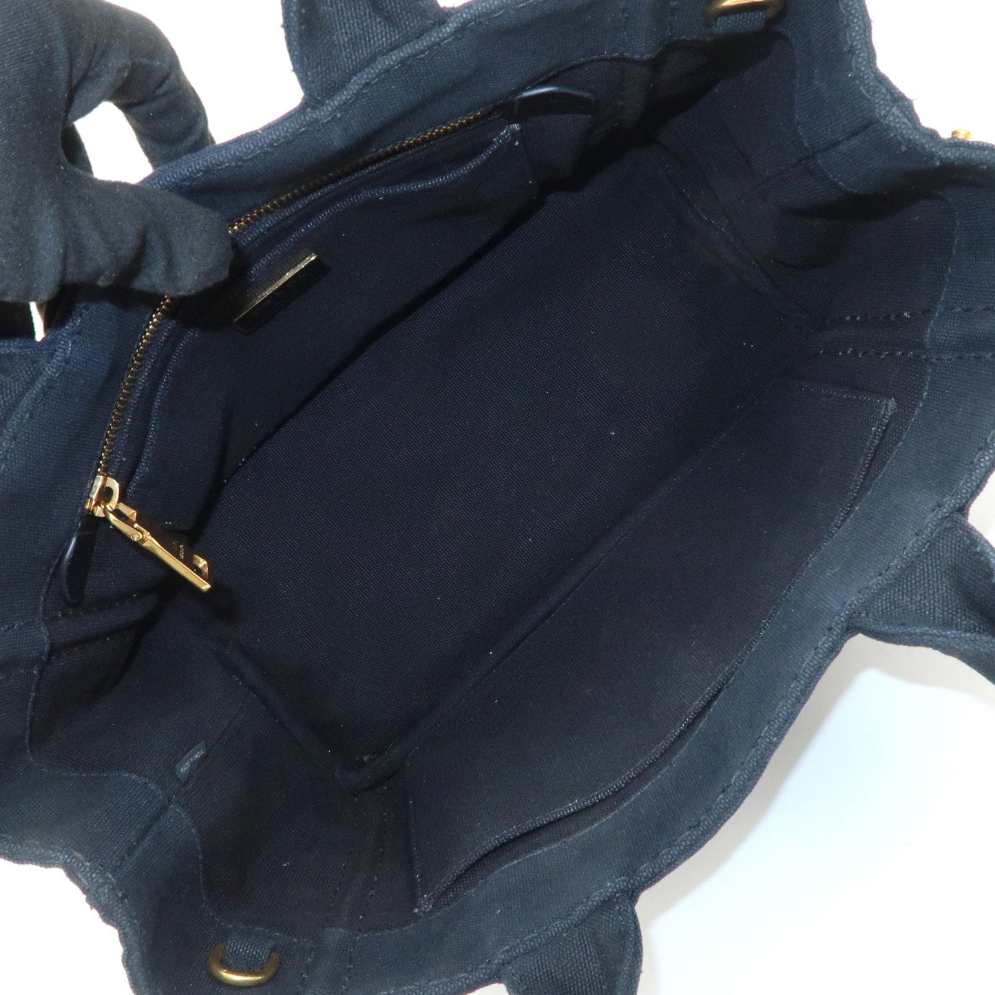 Prada Logo Canapa Mini Canvas 2Way Bag Hand Bag Shoulder Bag 1BG439【Pre-order】