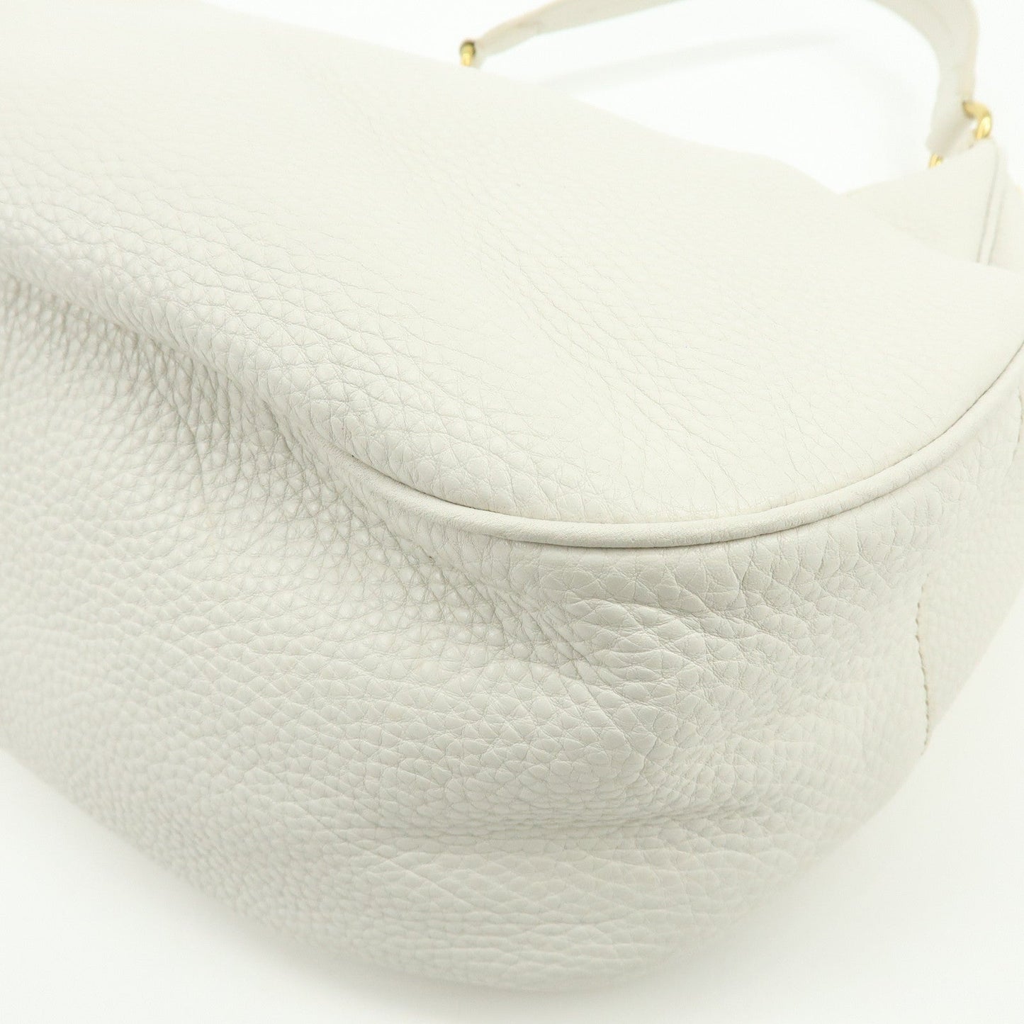 Prada Logo Calf Leather Shoulder Bag Hand Bag White BR4311【Pre-order】