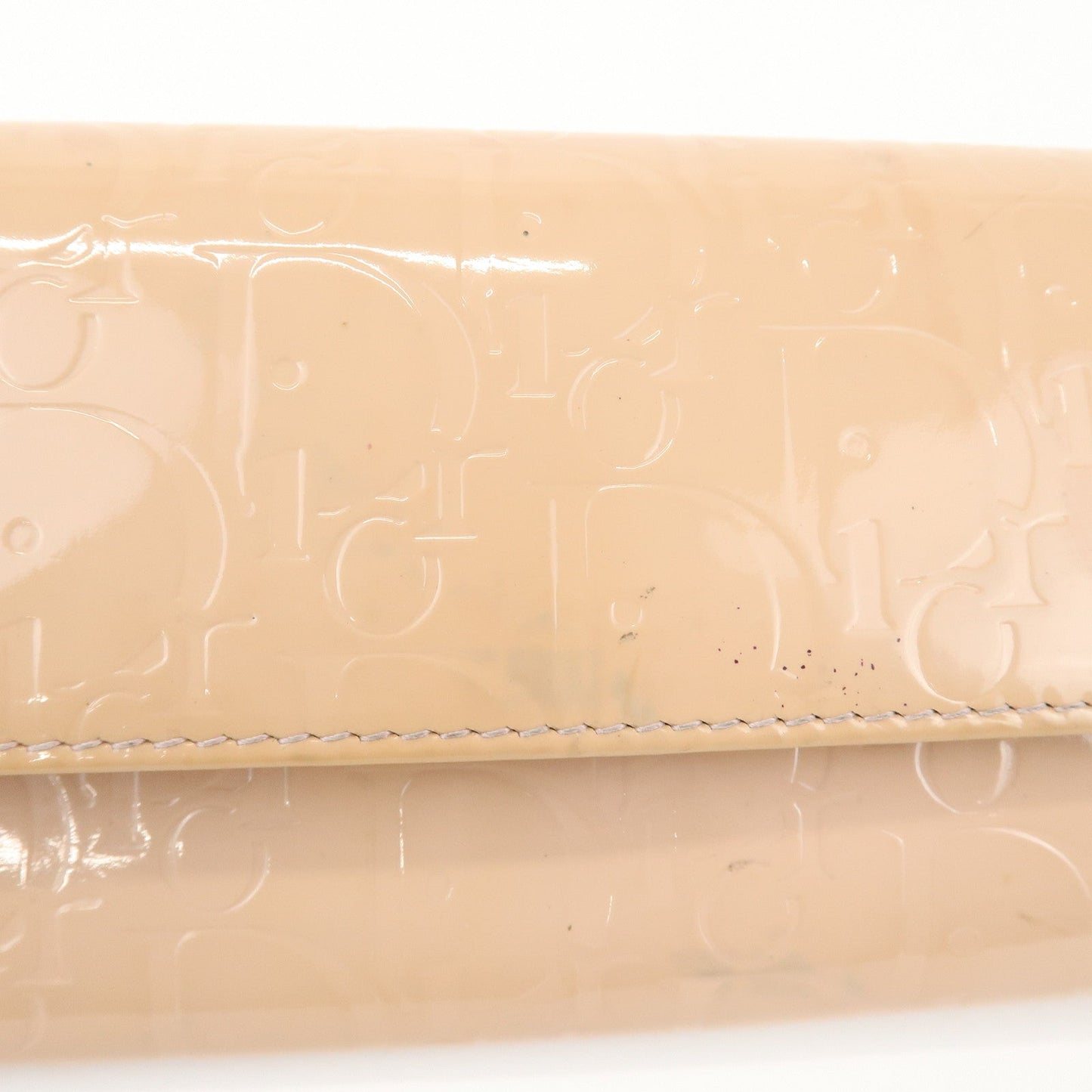 Christian Dior Patent Leather Chain Wallet Long Wallet【Pre-order】