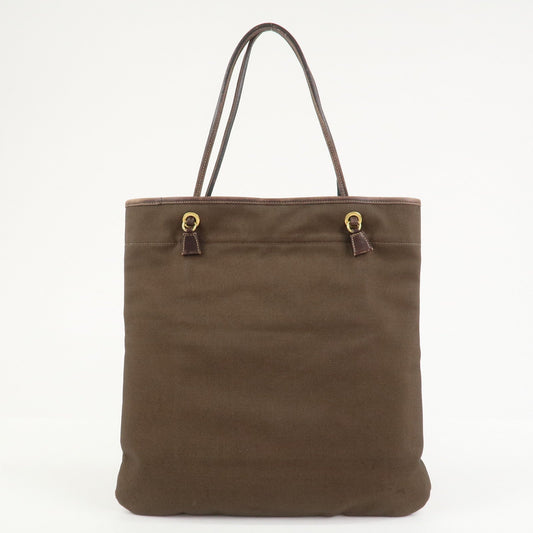 Prada Jacauard Canvas Leather Tote Bag Shoulder Bag Brown BR3579【Pre-order】