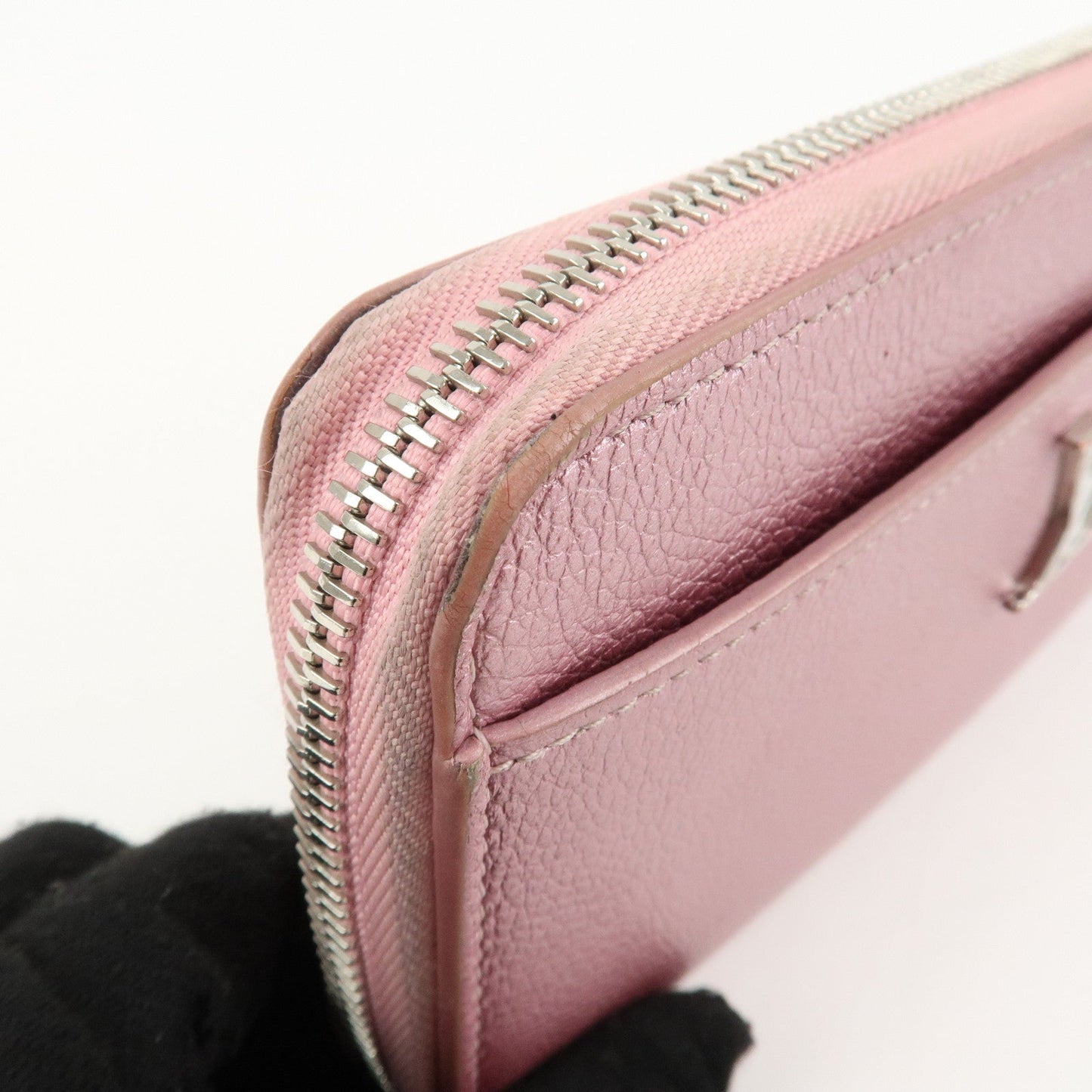 Louis Vuitton Calf Leather Zippy Lock Me Wallet Crystal Rose M69812【Pre-order】