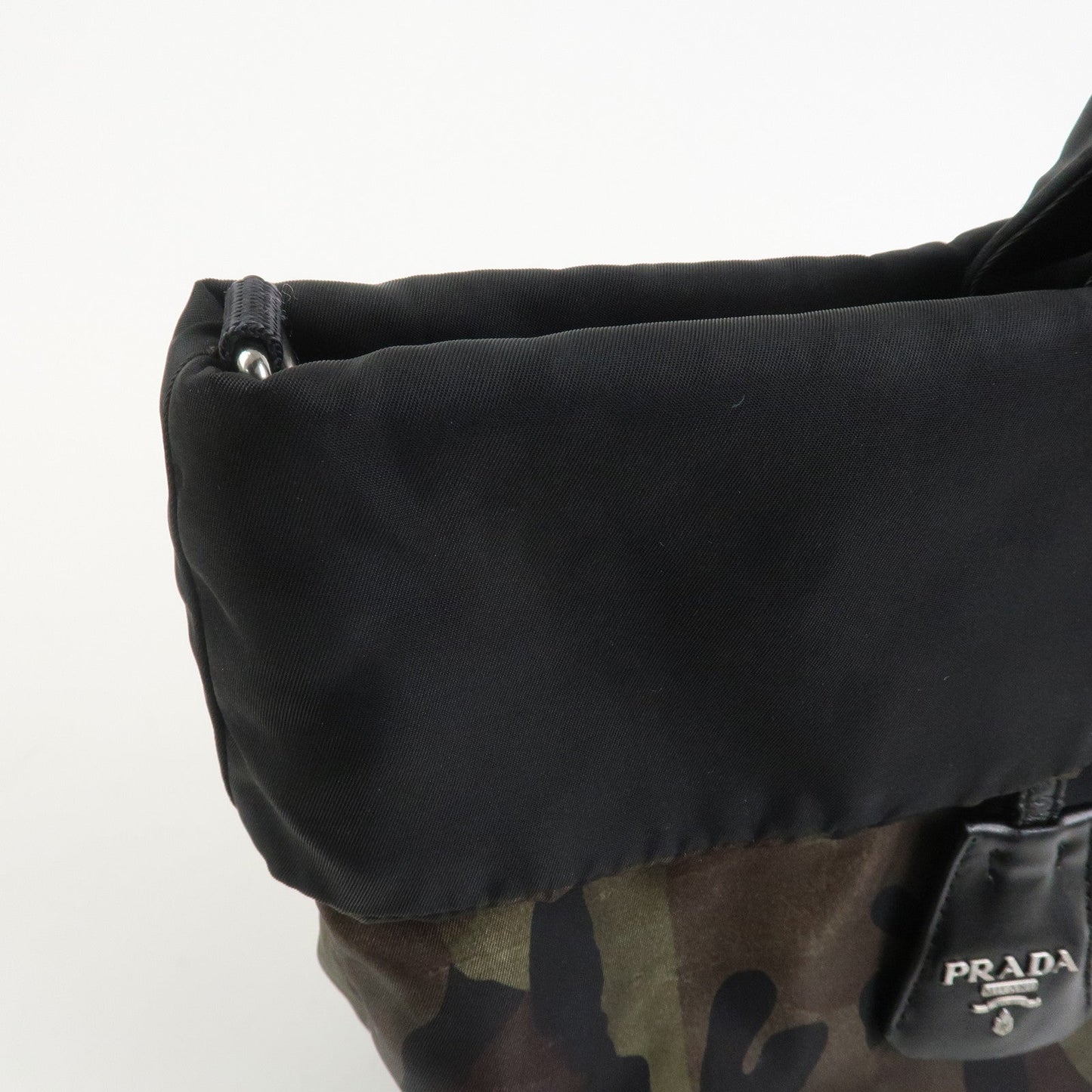 Prada Triangle Logo Nylon 2Way Hand Shoulder Bag Black Khaki BN1959【Pre-order】