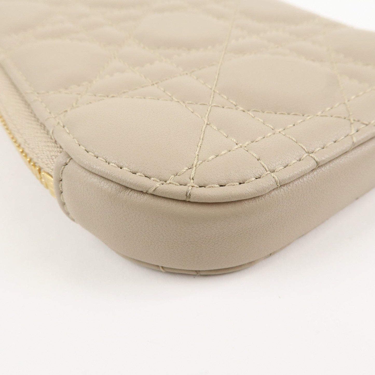 Christian Dior Lady Dior Call'in Dior Cannage Lamb Skin Phone Holder【Pre-order】