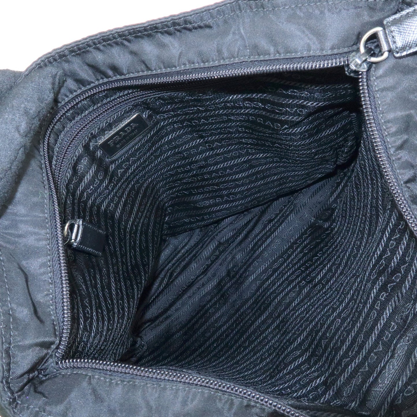 Prada Triangle Logo Nylon Shoulder Bag Crossbody Bag Black【Pre-order】