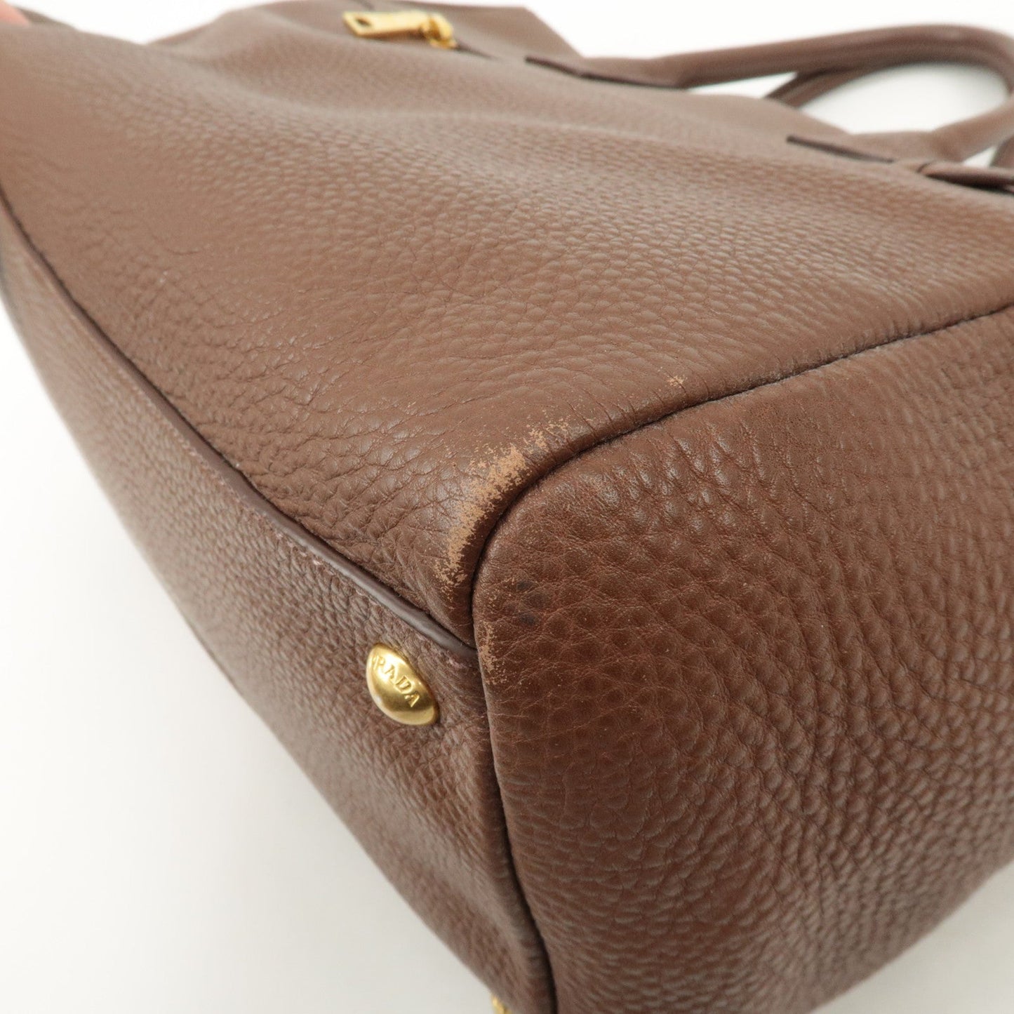 Prada Vitello Daino Leather 2Way Tote Bag Shoulder Bag BN2545 Used【Pre-order】