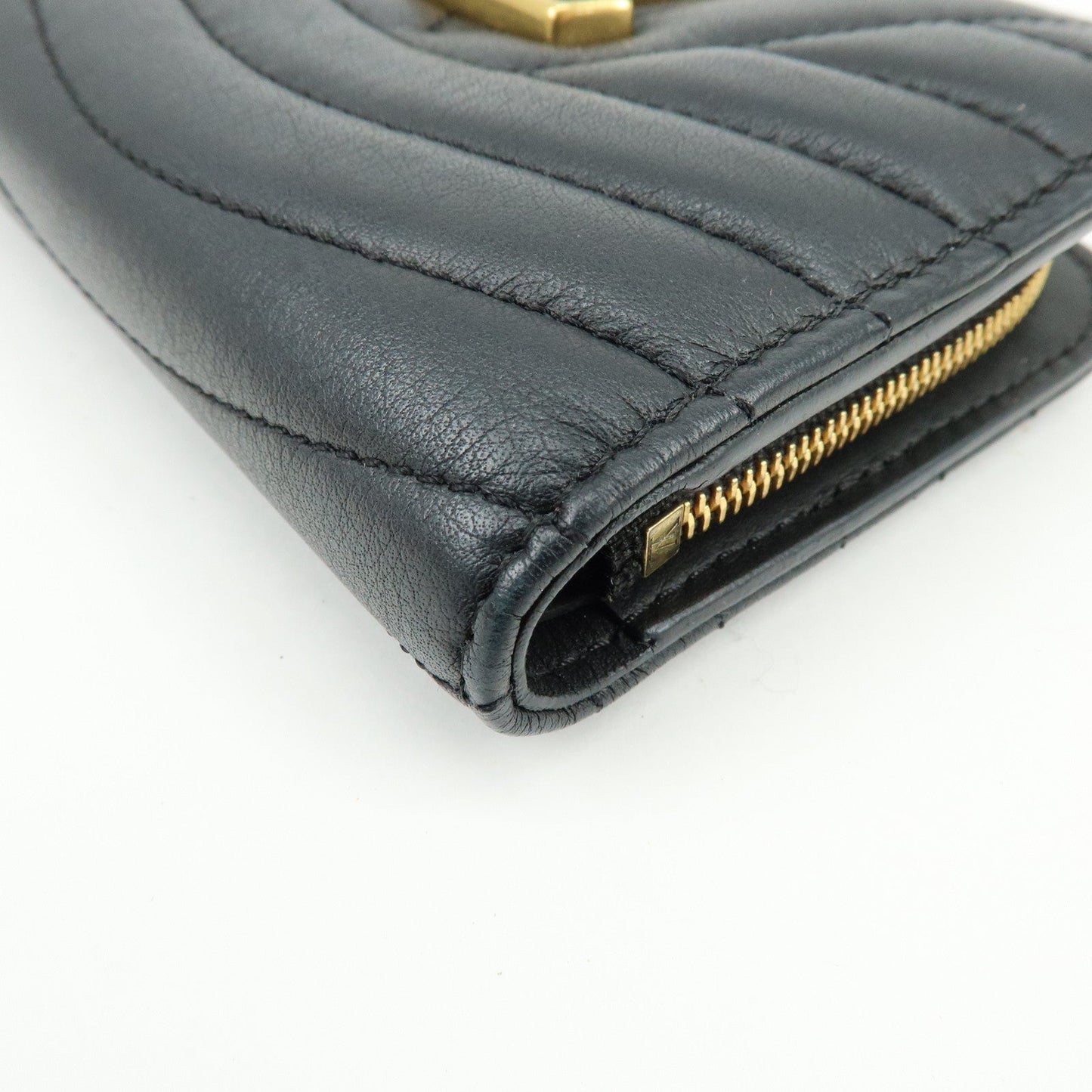 Louis Vuitton New Wave Leather Zippy Compact Wallet Noir M63789【Pre-order】
