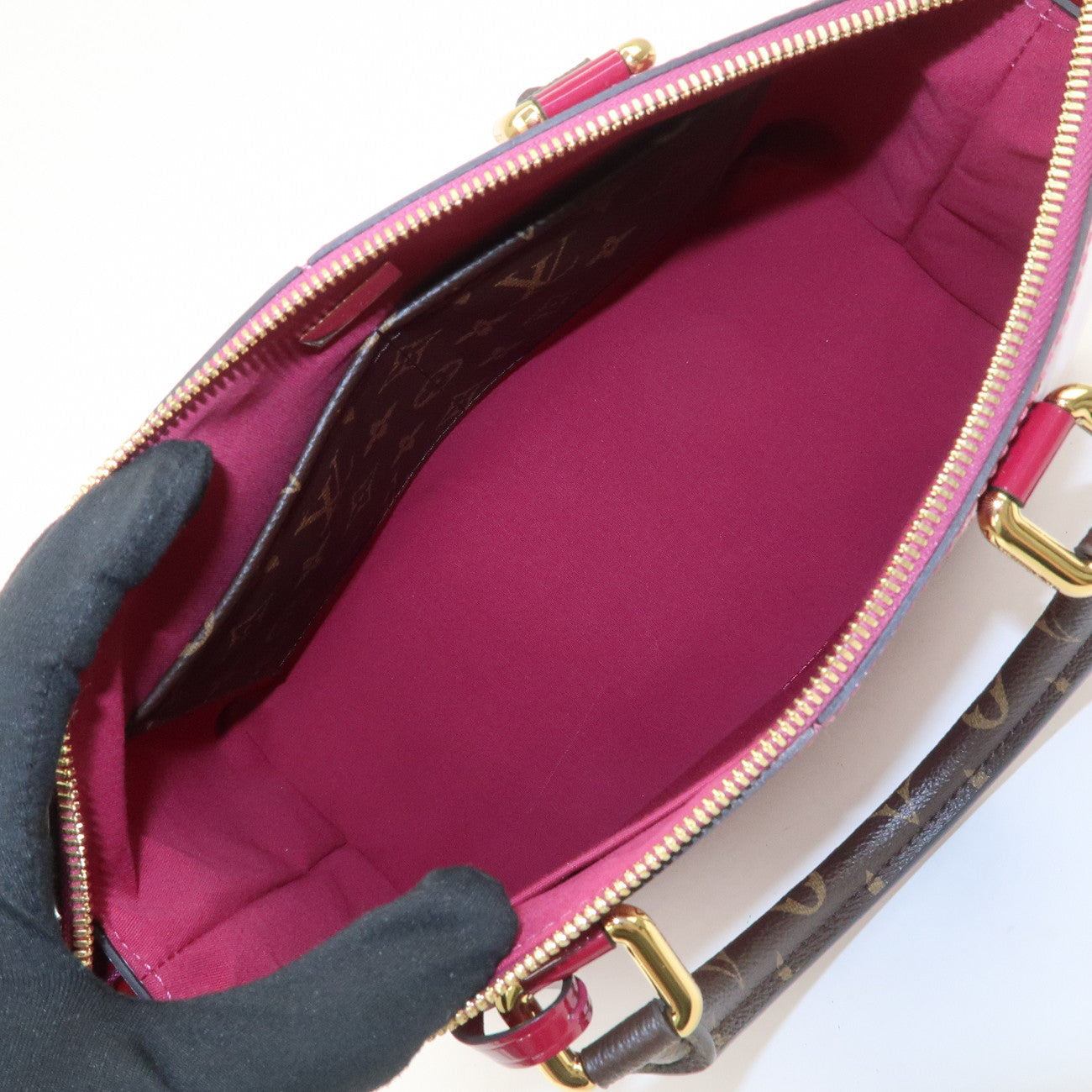 Louis Vuitton Vernis Monogram Tote Miroir 2Way Bag Magenta M54640【Pre-order】