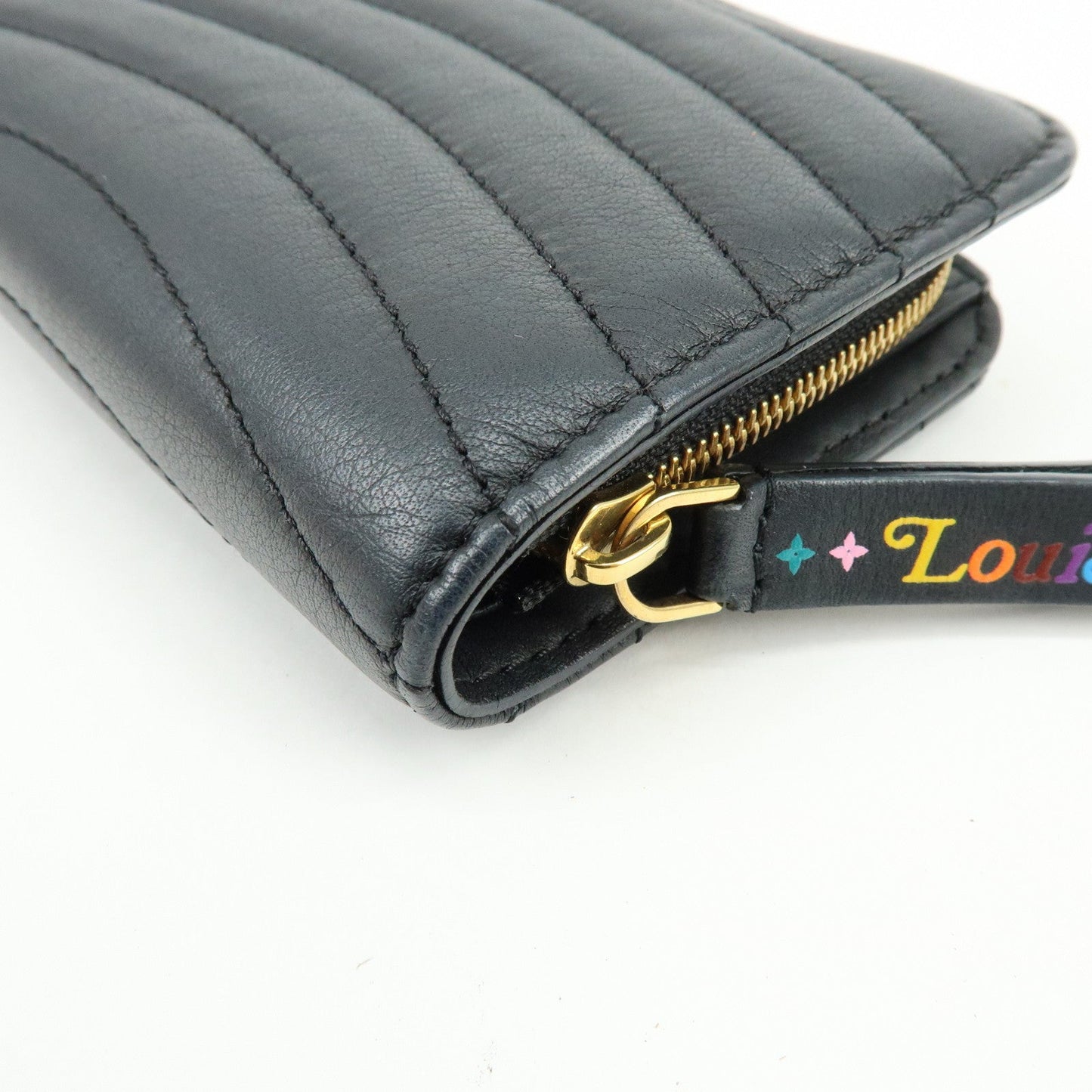 Louis Vuitton New Wave Leather Zippy Compact Wallet Noir M63789【Pre-order】