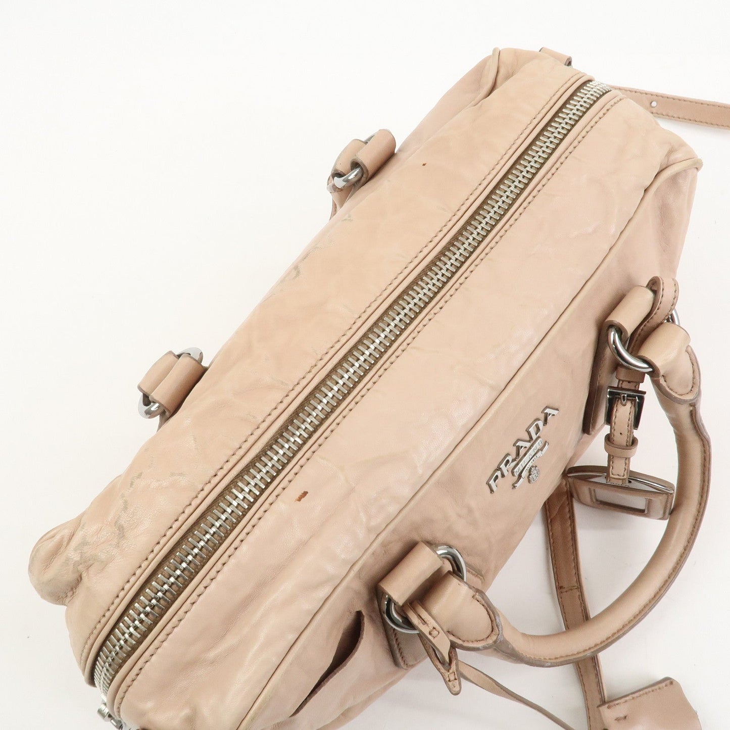 Prada Nappa Leather 2Way Bag Hand Bag Shoulder Bag Light Pink【Pre-order】