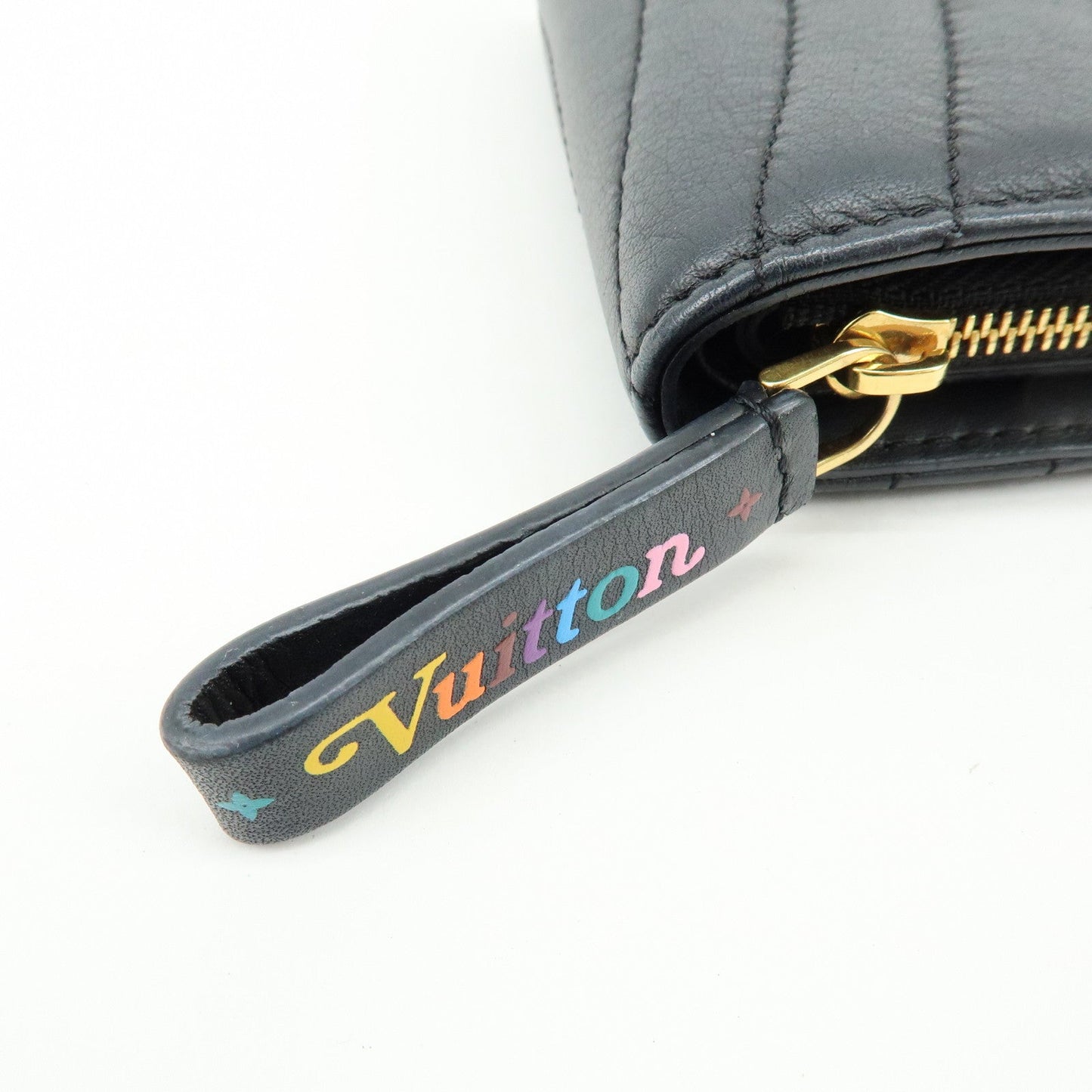 Louis Vuitton New Wave Leather Zippy Compact Wallet Noir M63789【Pre-order】
