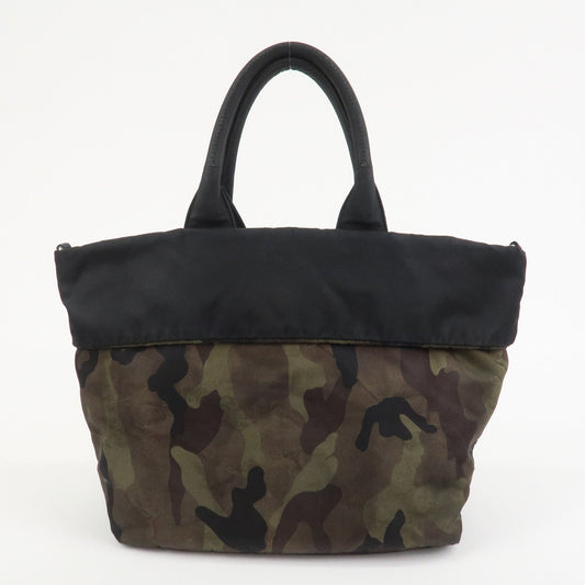 Prada Triangle Logo Nylon 2Way Hand Shoulder Bag Black Khaki BN1959【Pre-order】