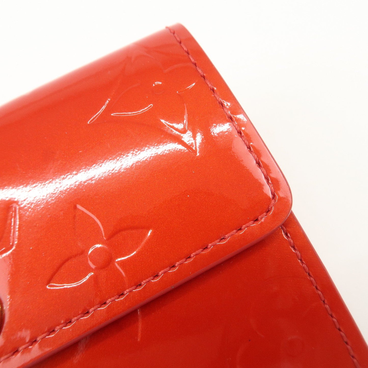 Louis Vuitton Monogram Vernis Ludlow Bi-fold Wallet Rouge M91090【Pre-order】