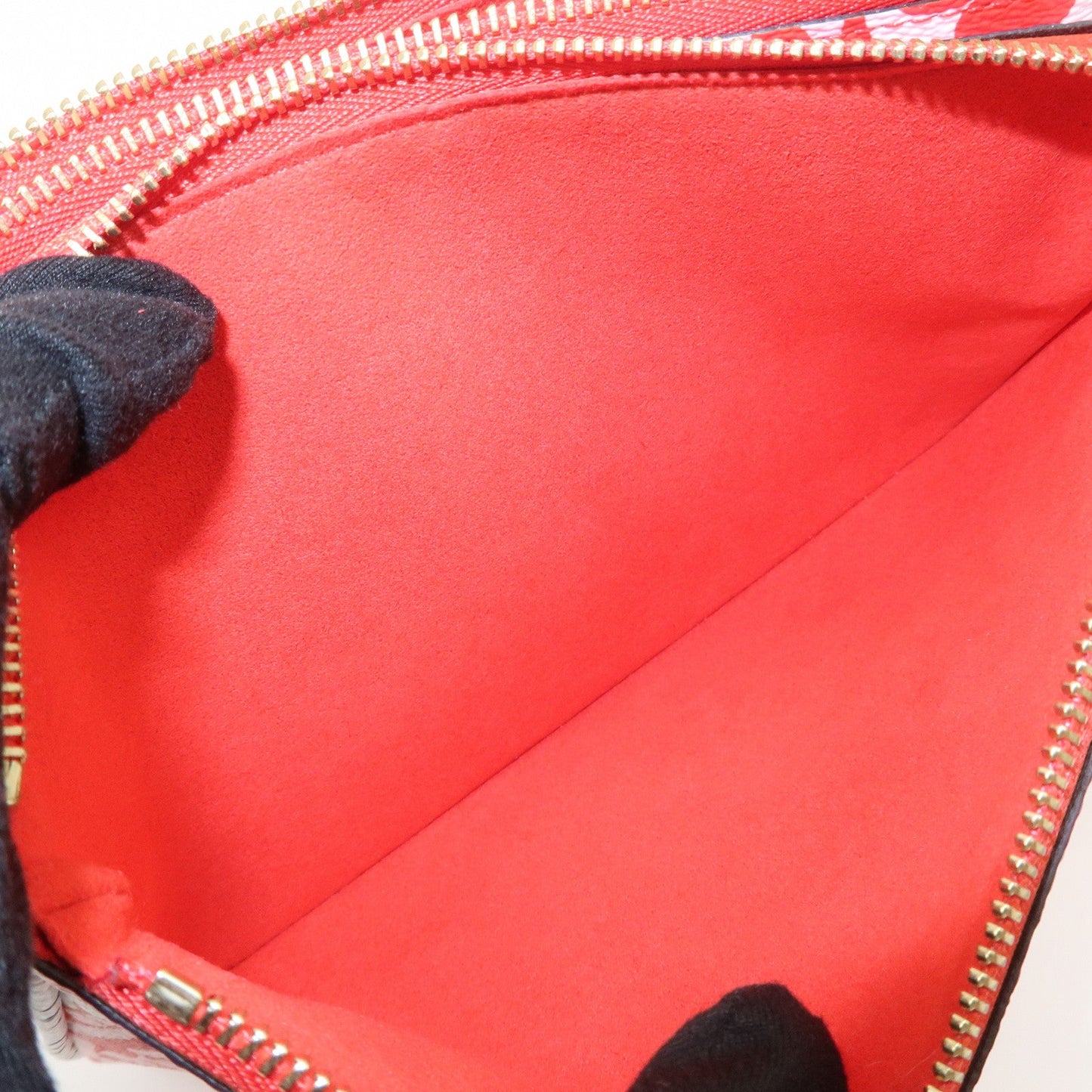 Louis Vuitton Monogram LV Crafty Pochette Double Zip Bag Red M69488【Pre-order】