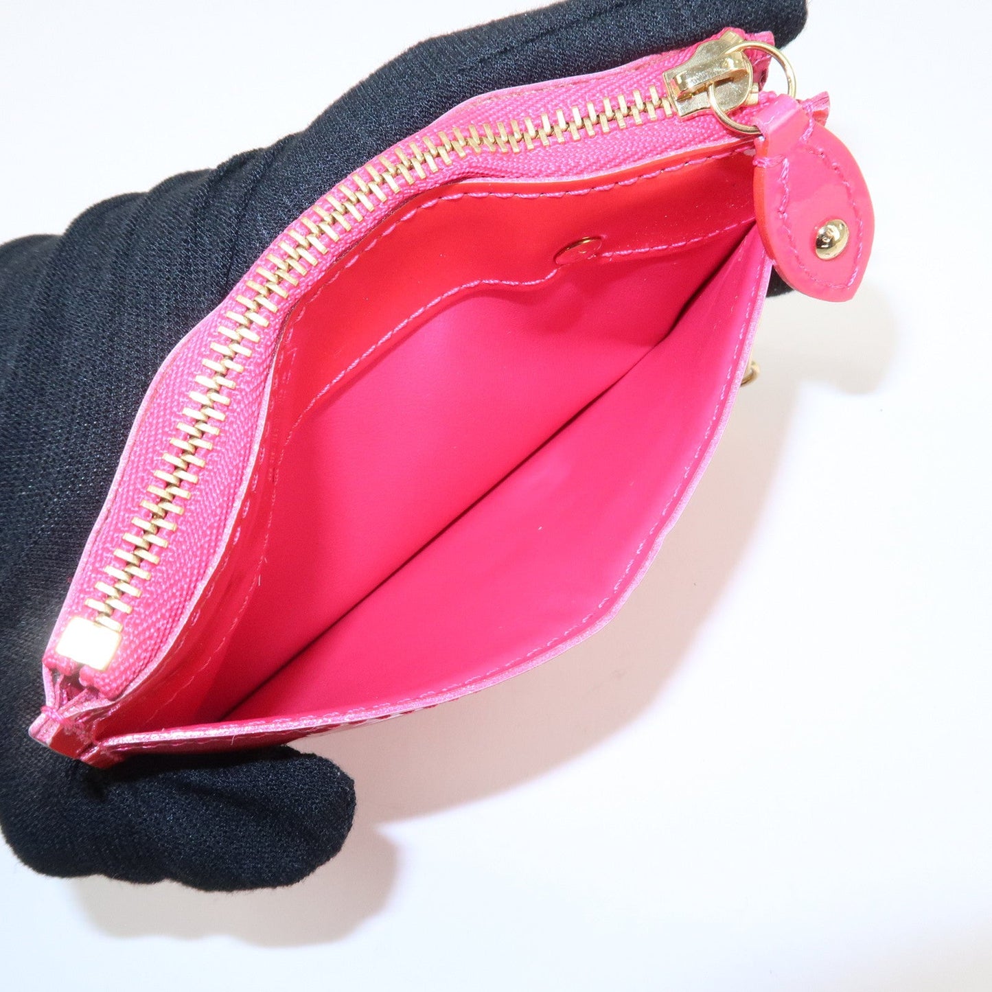 Louis Vuitton Vernis Pochette Cles Coin Case NM Rose Pop M93637【Pre-order】