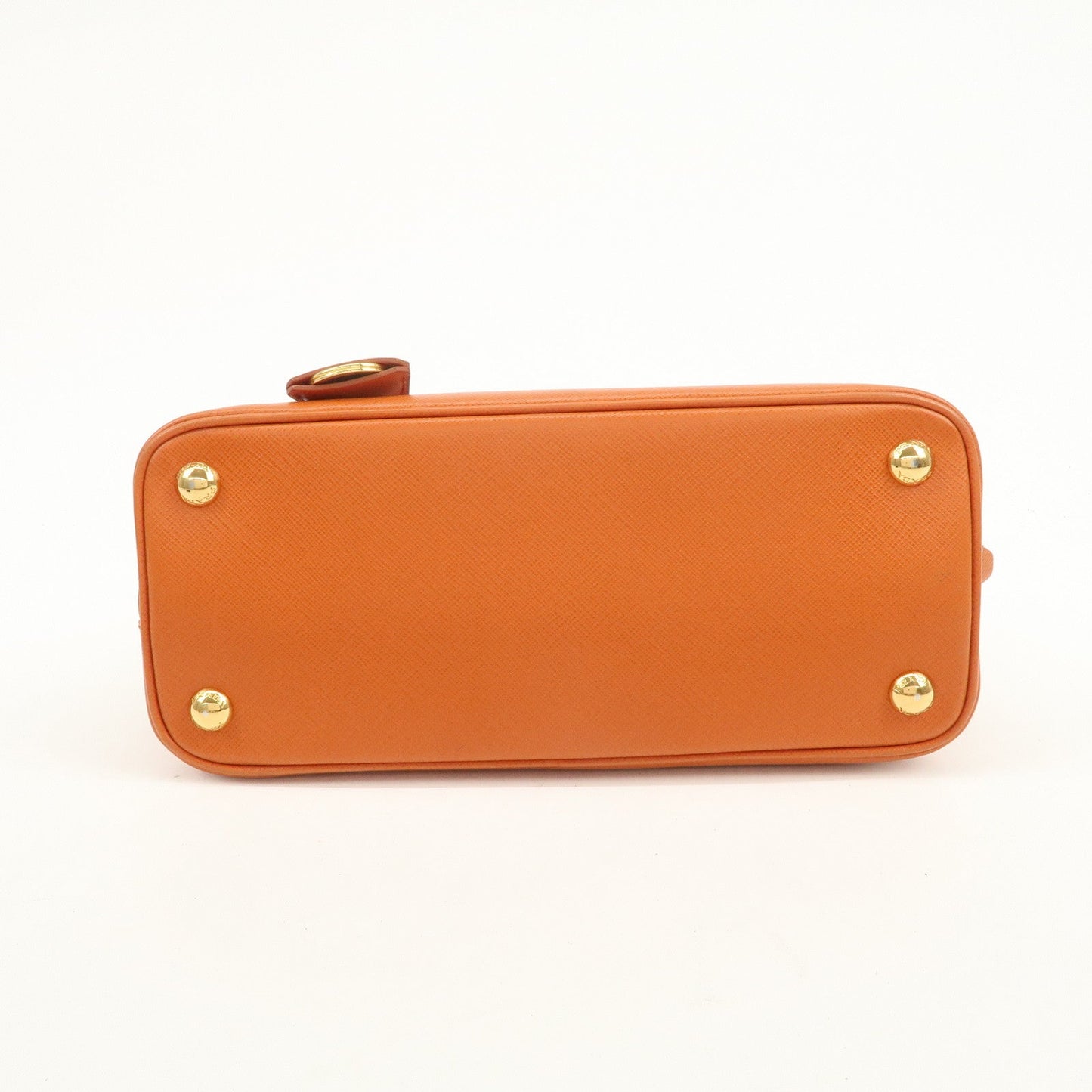 Prada Saffiano Leather Promenade Small 2Way Hand Bag Orange BL0838【Pre-order】