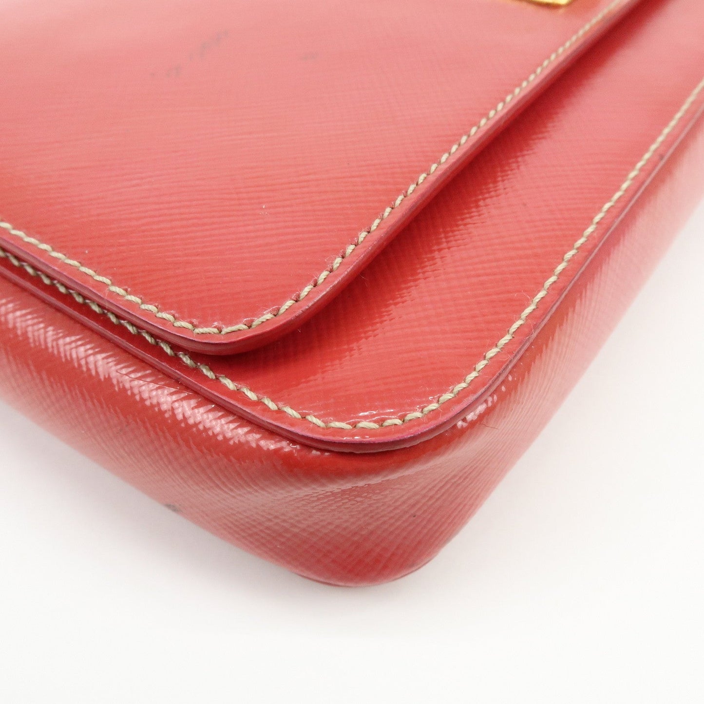 Prada Patent Leather 2Way Shoulder Chain Bag Hand Bag Pink【Pre-order】