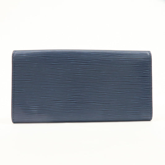 Louis Vuitton Epi Portefeuille Emilie Wallet Indigo Blue M60854【Pre-order】
