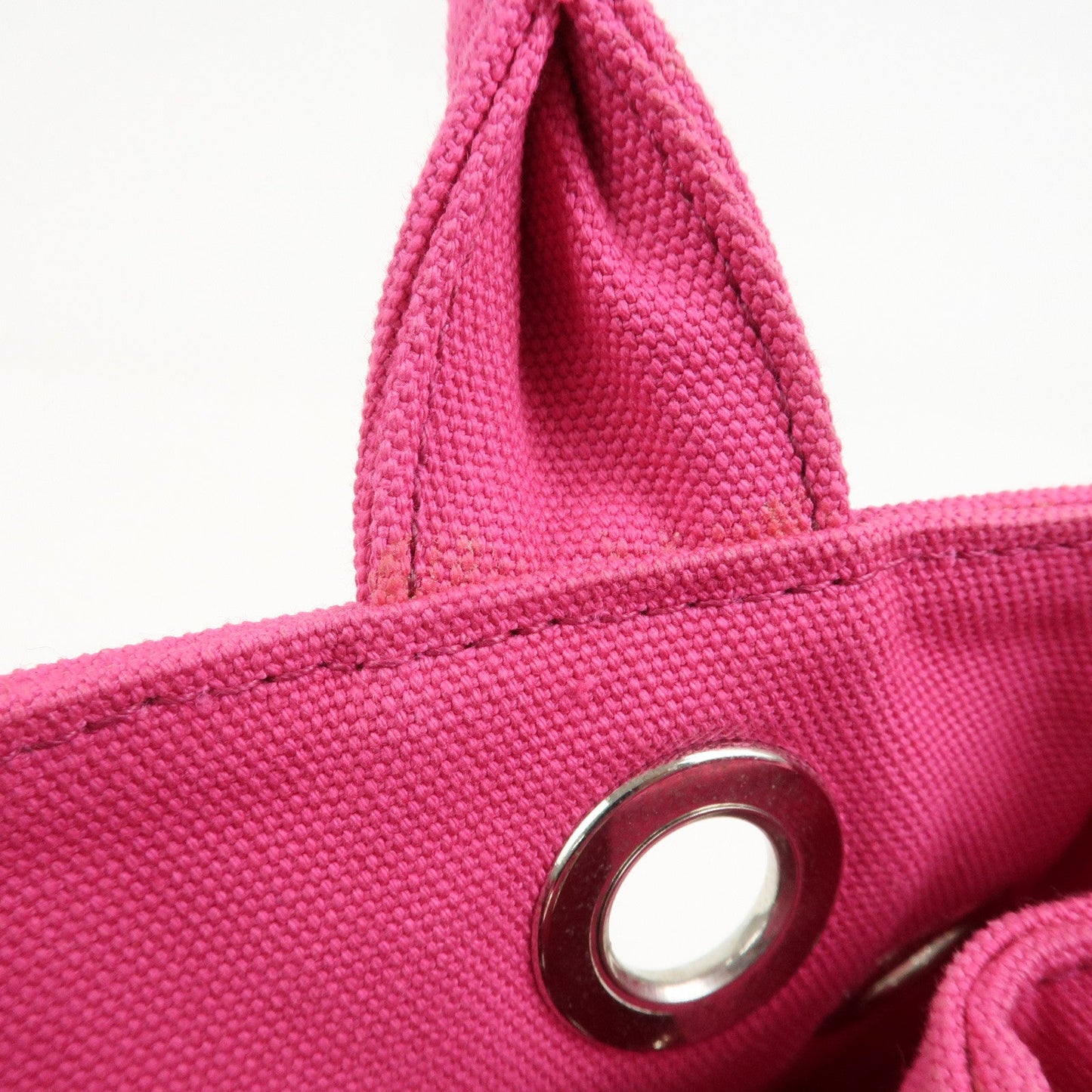 Prada Grommet Canapa Mini Canvas 2Way Bag Hand Bag Pink 1BG439【Pre-order】