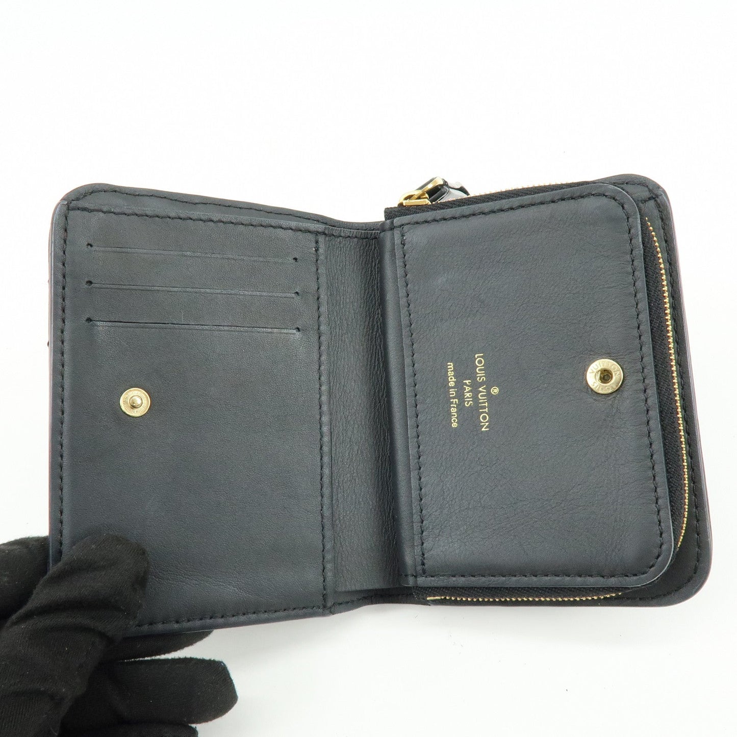 Louis Vuitton New Wave Leather Zippy Compact Wallet Noir M63789【Pre-order】